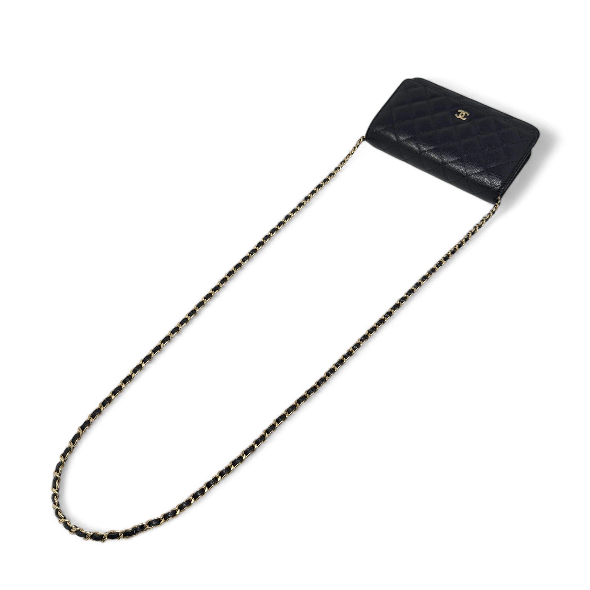 Chanel Black Wallet On Chain