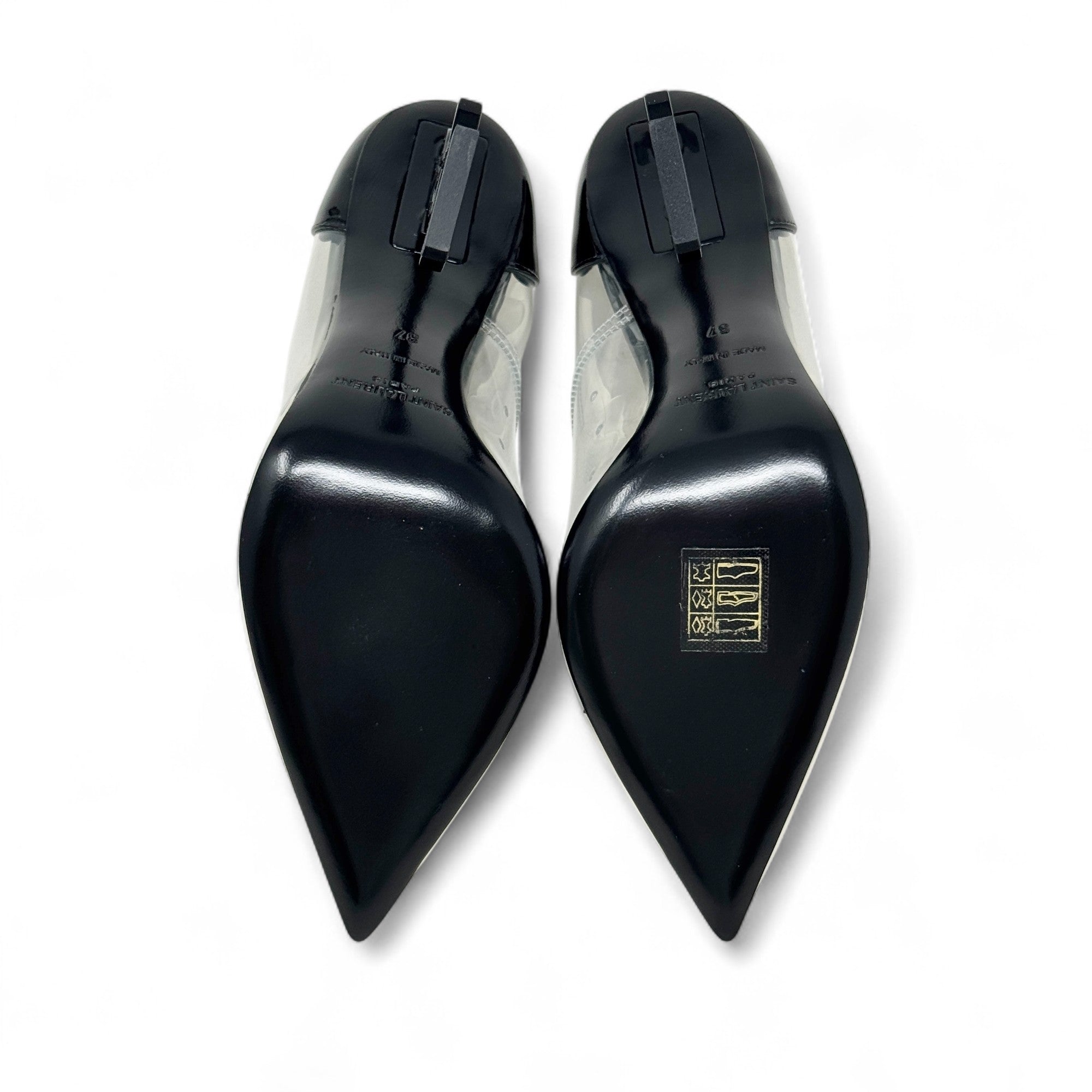 Saint Laurent PVC Opyum 110 Pumps 37