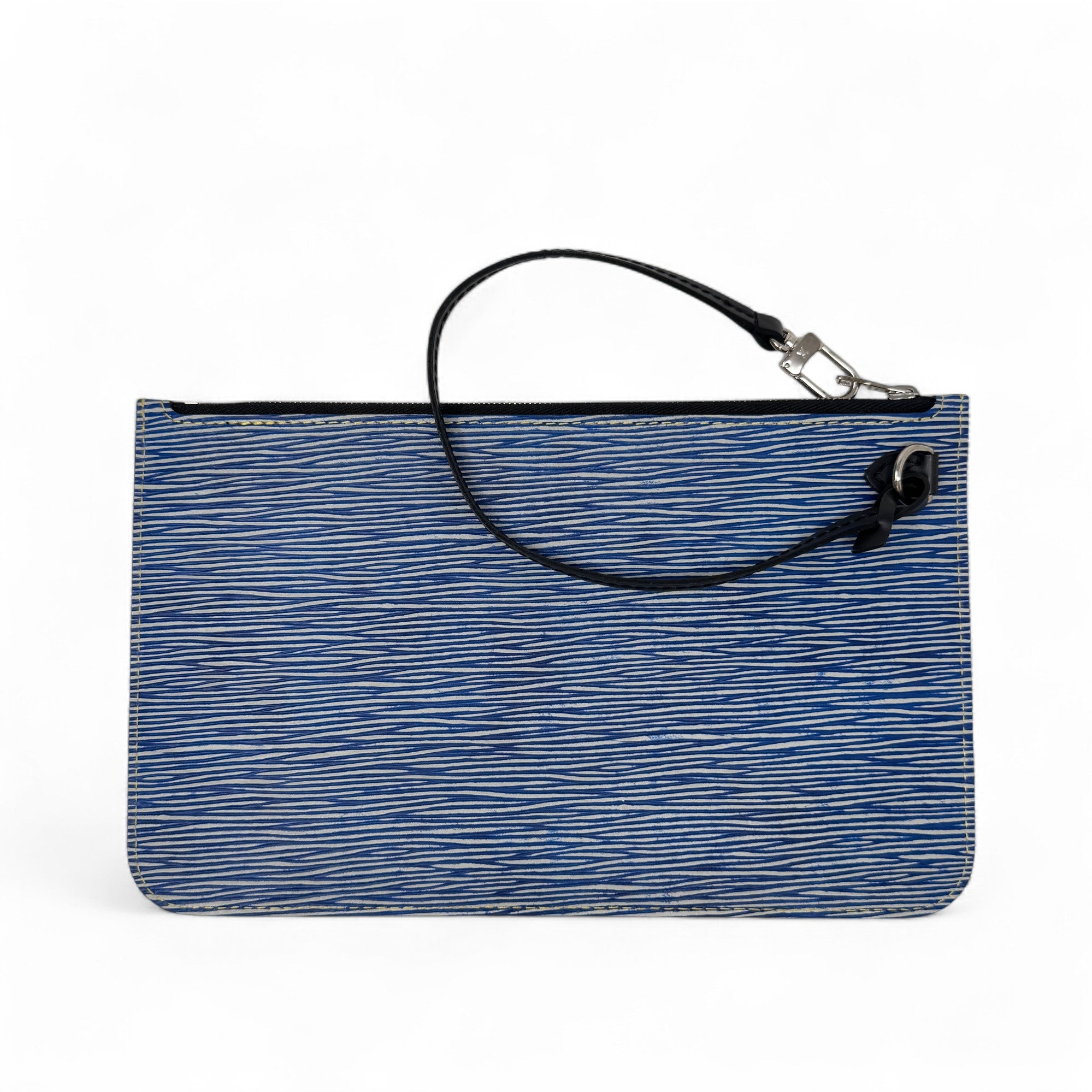 Louis Vuitton Blue Epi Neverfull MM