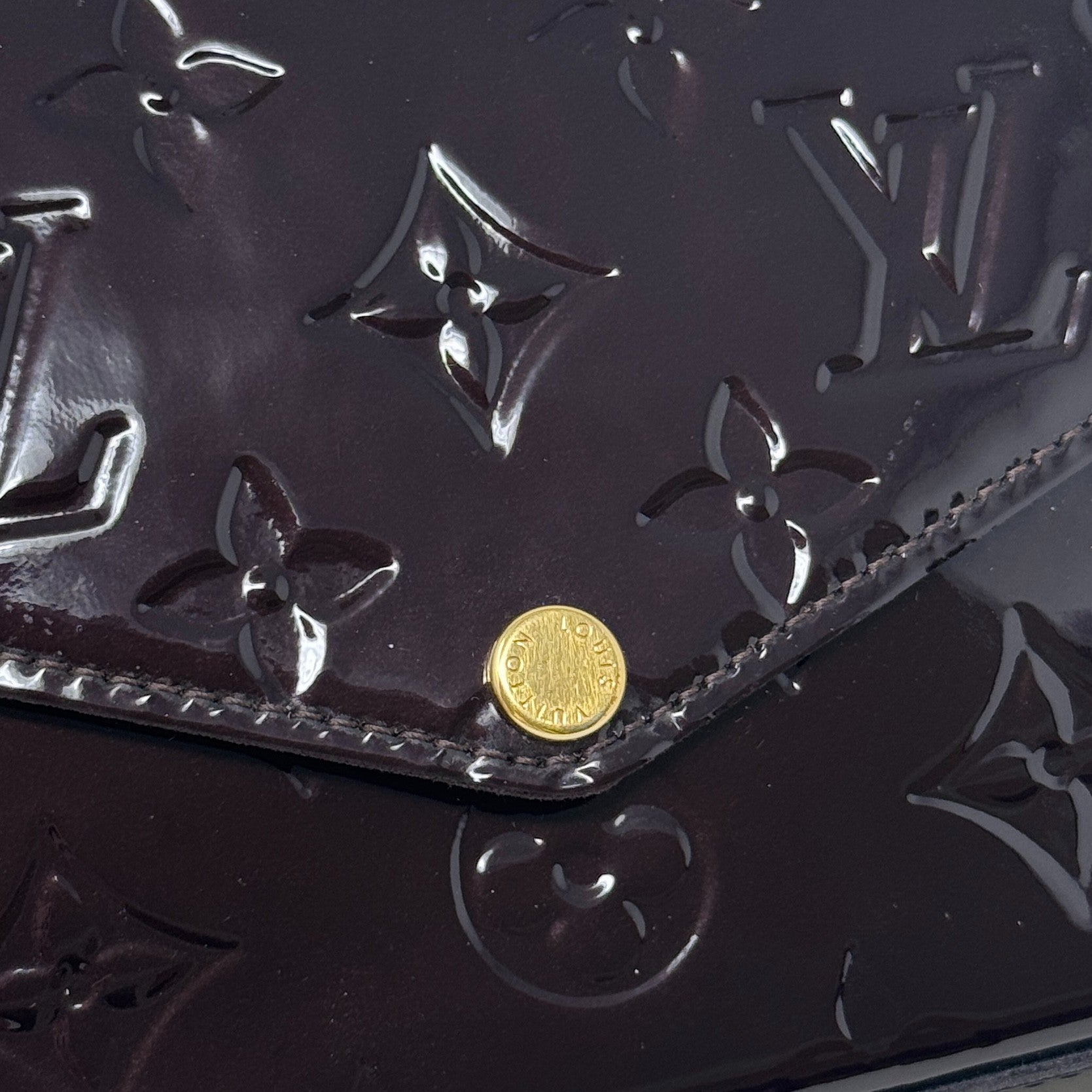 Louis Vuitton Amarante Vernis Felicie