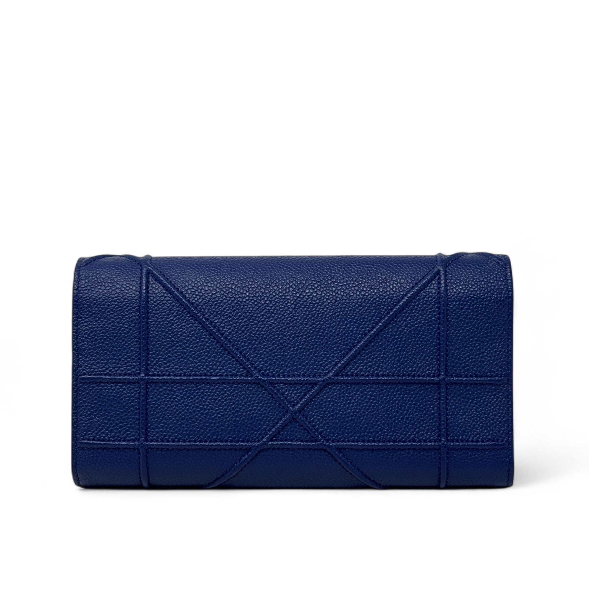 Dior Blue Diorama Wallet On Chain