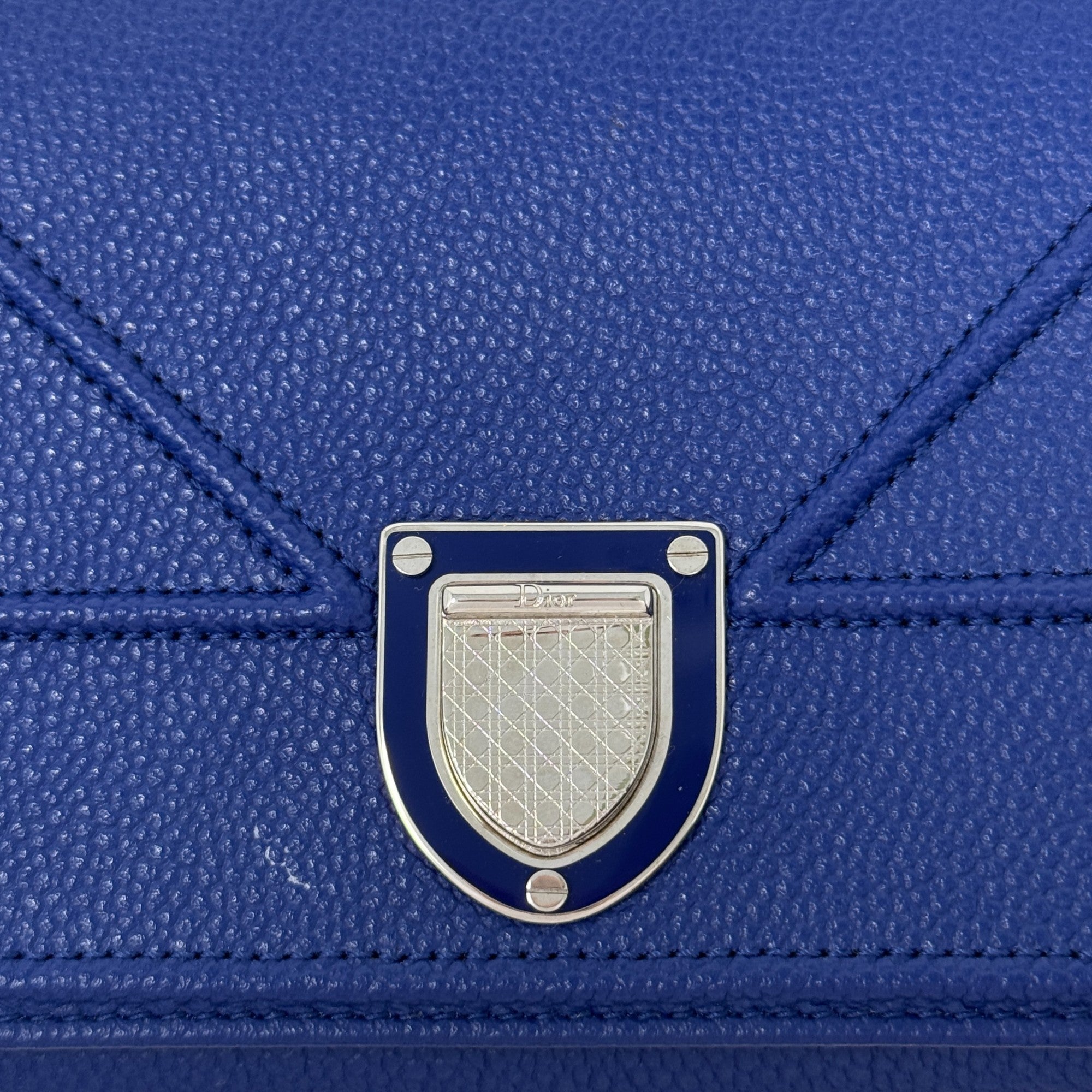 Dior Blue Diorama Wallet On Chain