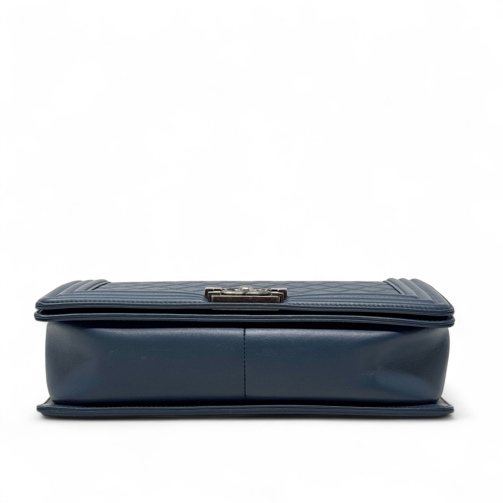 Chanel Blue Large Boy Bag
