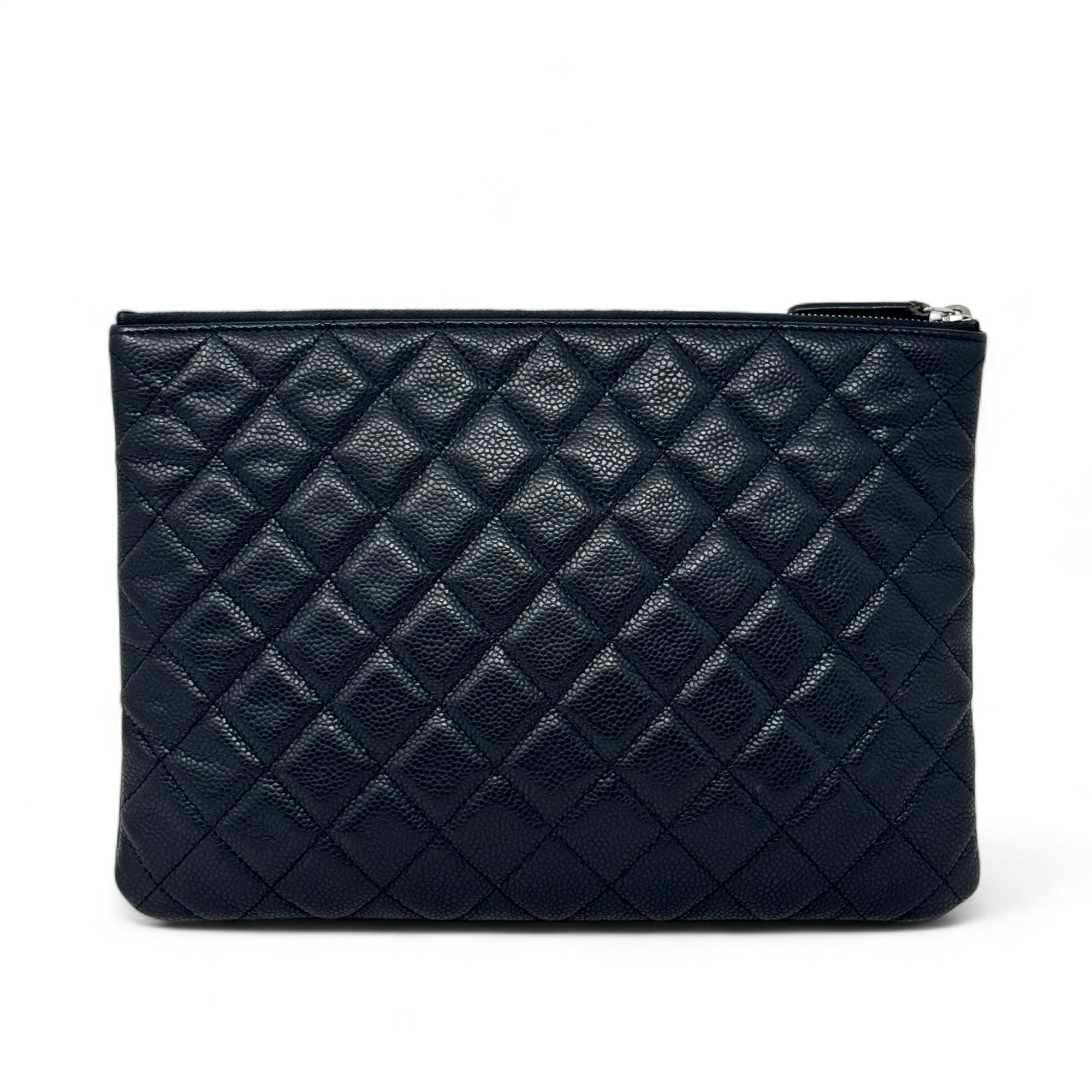 Chanel Black Small O-Case Pouch