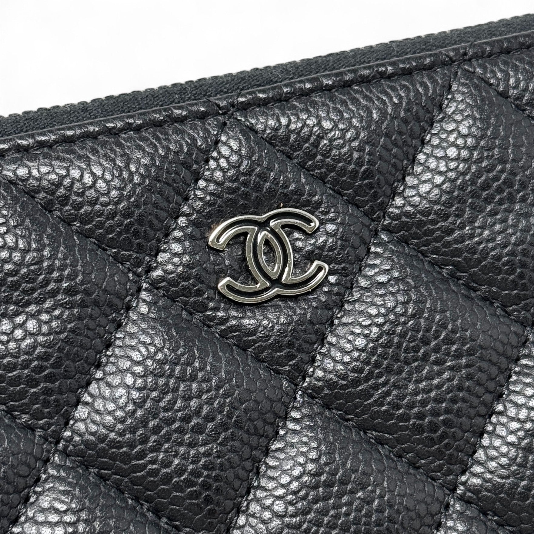 Chanel Black Small O-Case Pouch