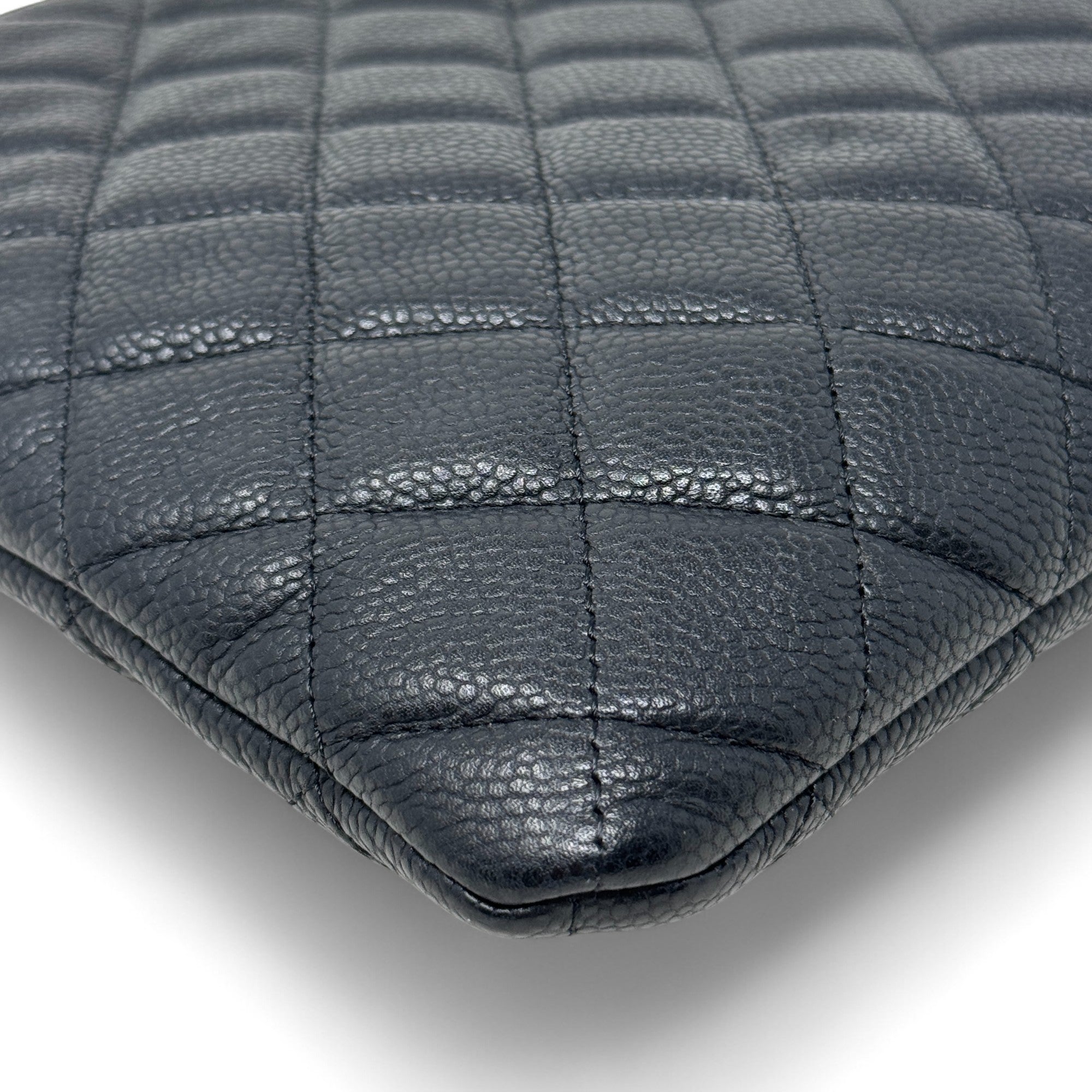 Chanel Black Small O-Case Pouch