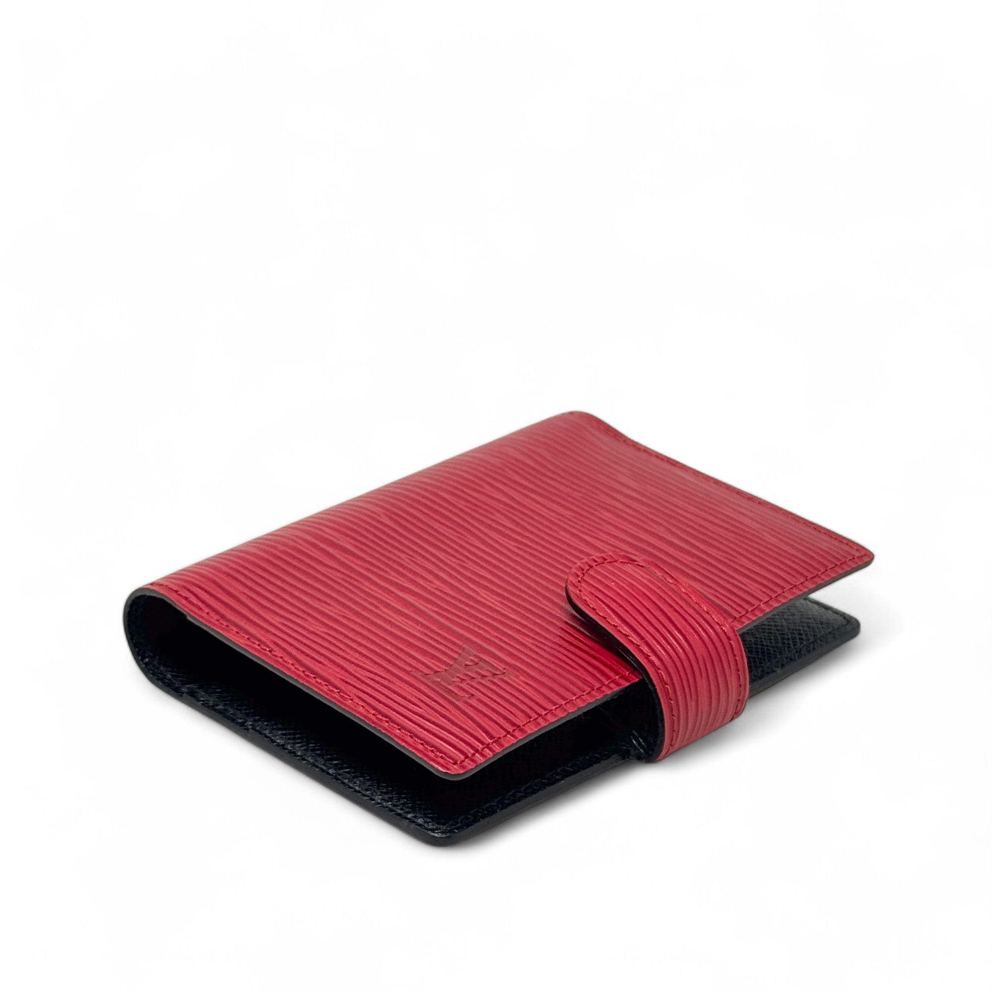 Louis Vuitton Red Epi Card Holder Wallet