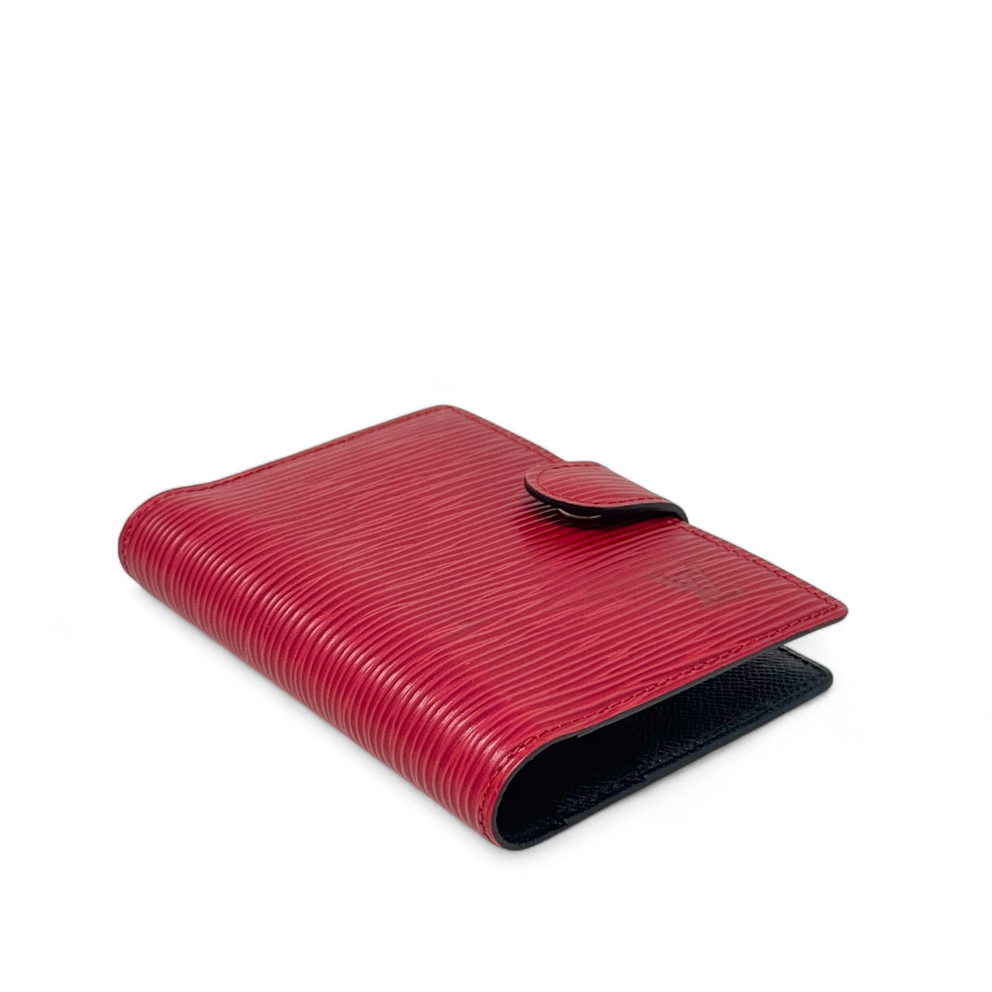 Louis Vuitton Red Epi Card Holder Wallet