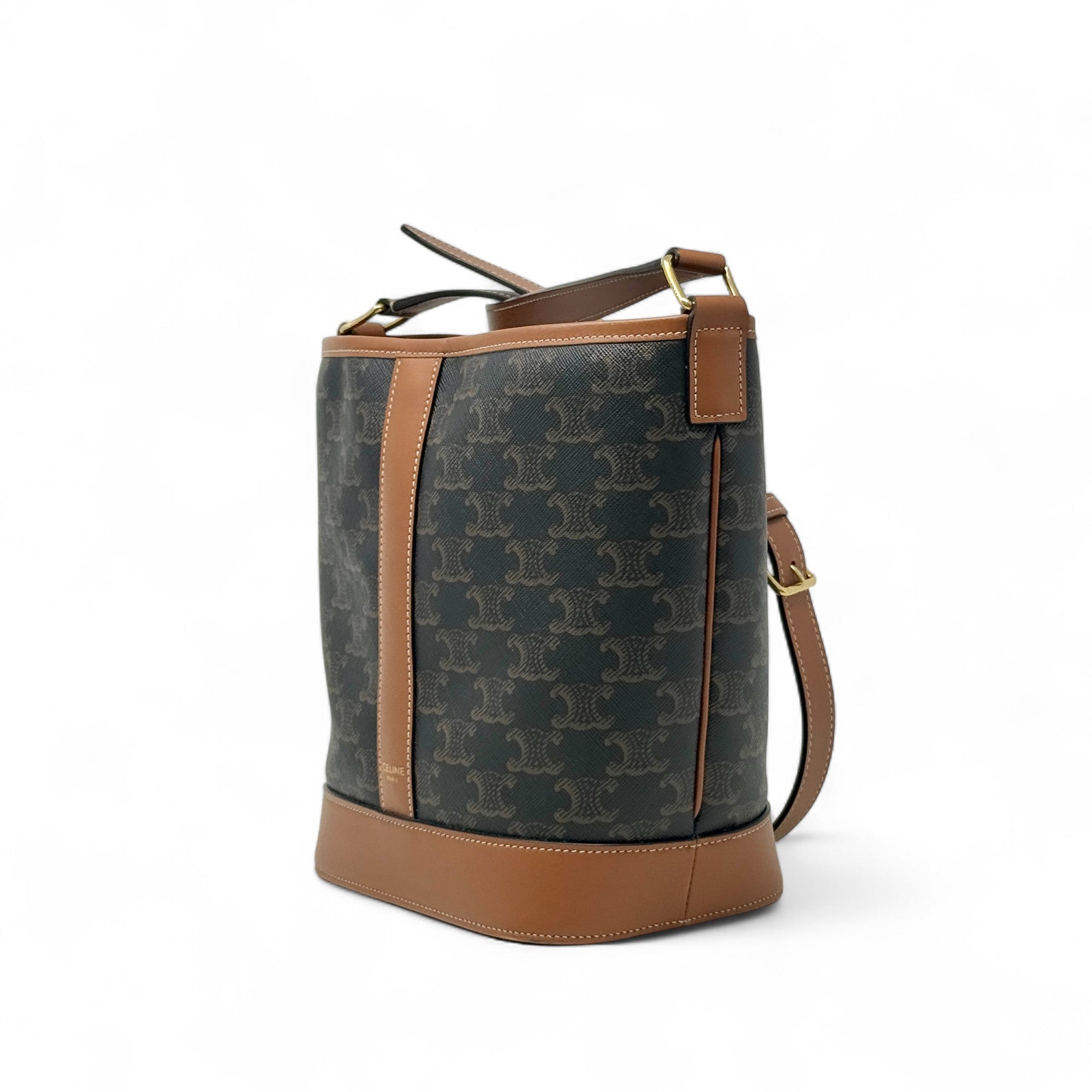 Celine Triomphe Small Bucket Bag