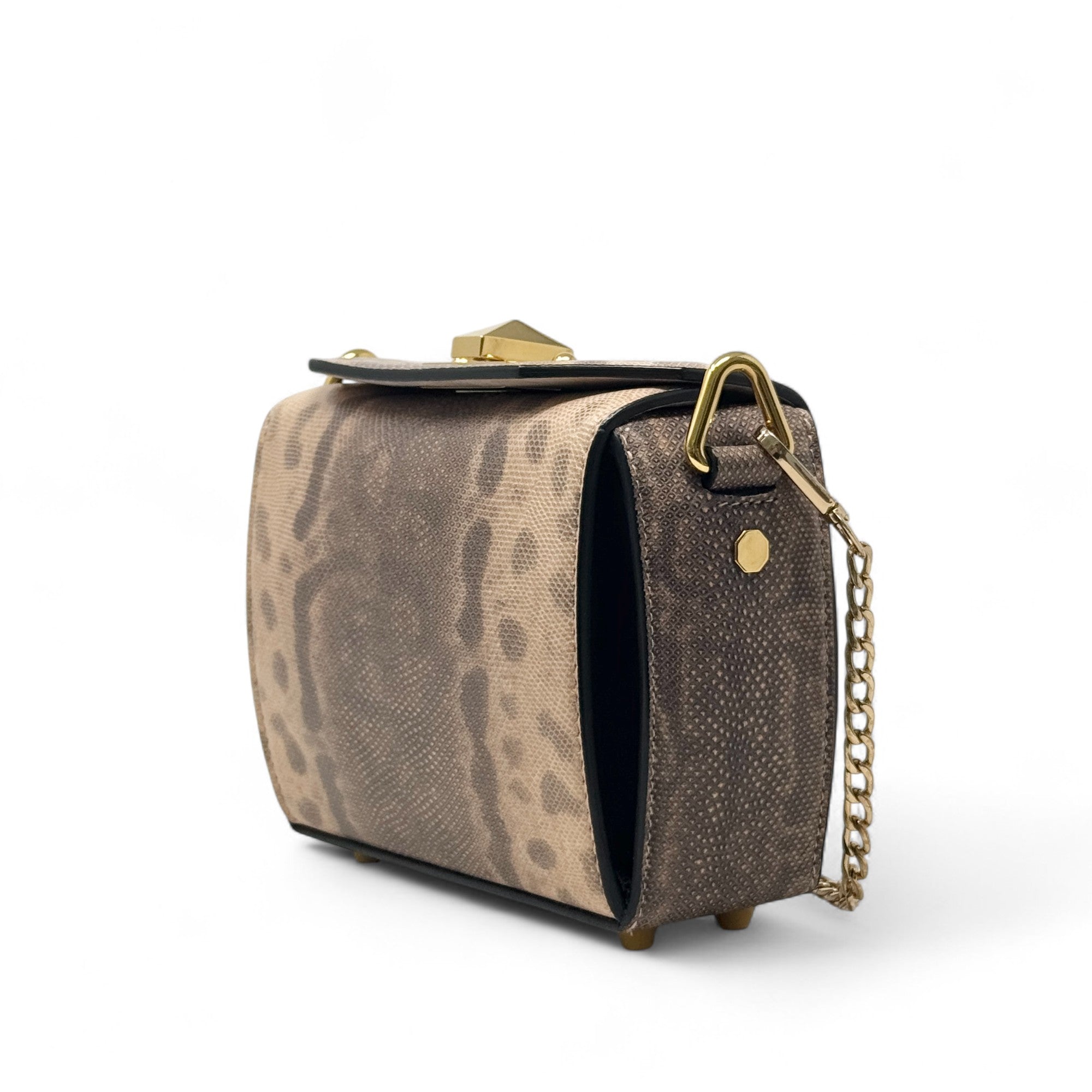 Alexander Mcqueen Python Chain Bag