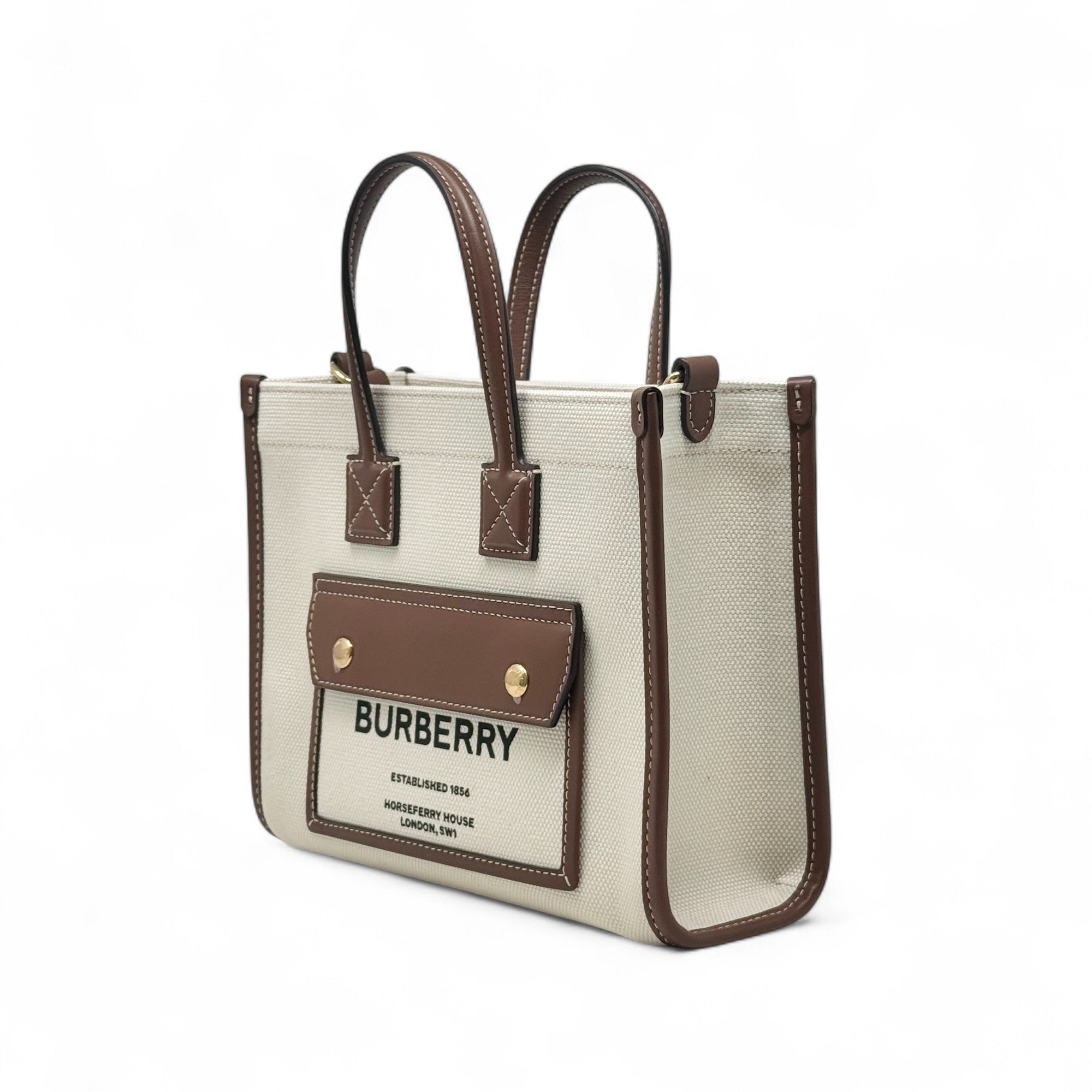 Burberry Brown Mini Freya Tote