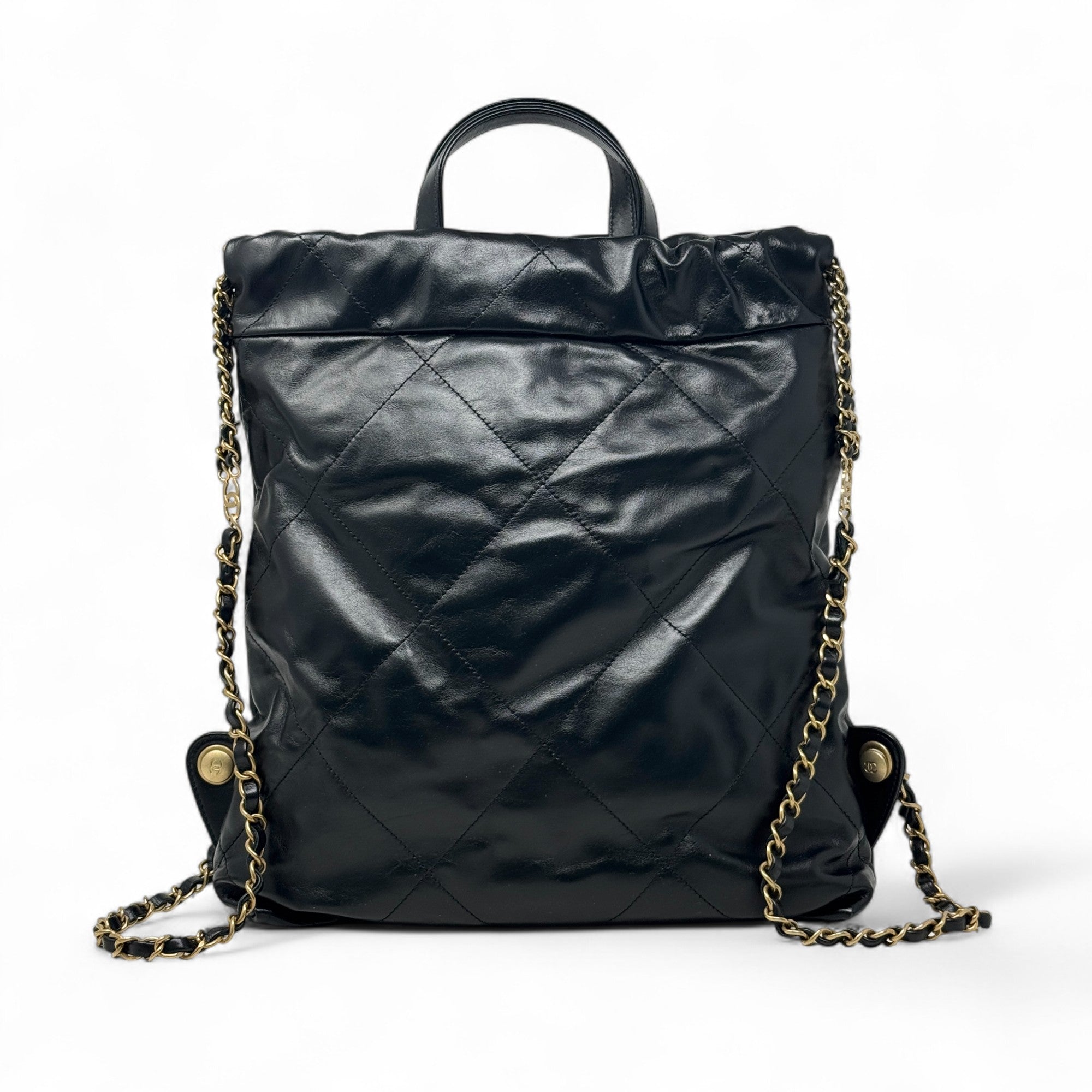 Chanel Black 22 Backpack