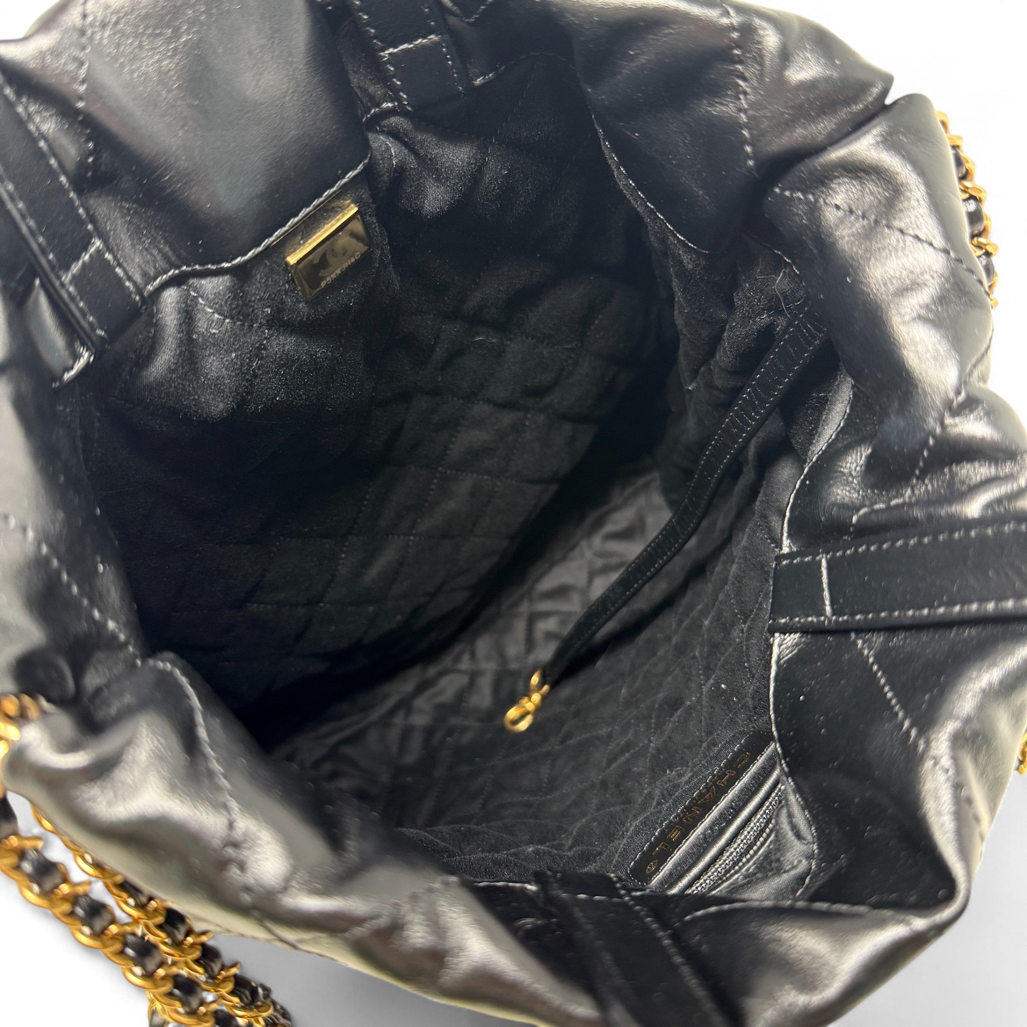 Chanel Black 22 Backpack