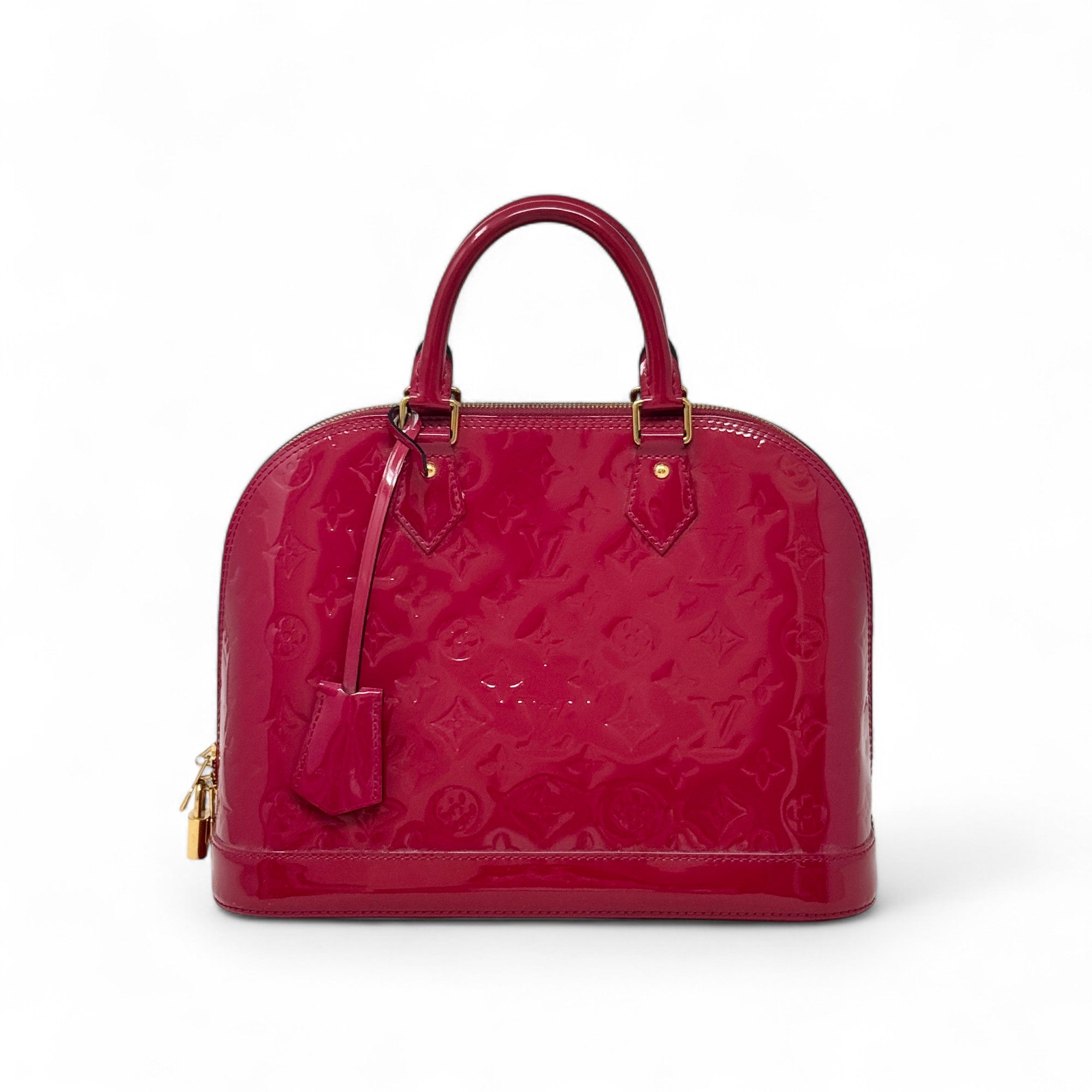 Louis Vuitton Pink Vernis Alma PM