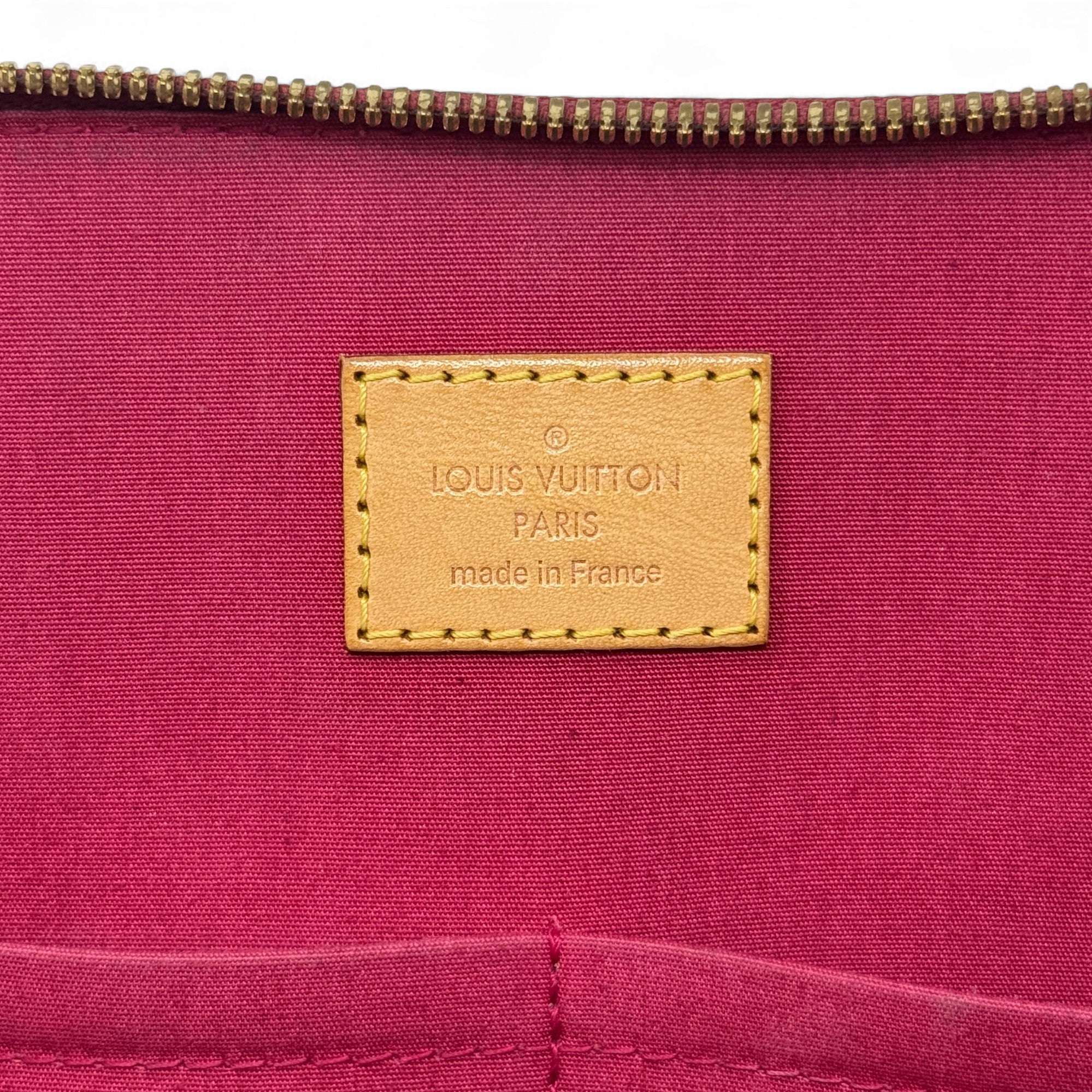 Louis Vuitton Pink Vernis Alma PM