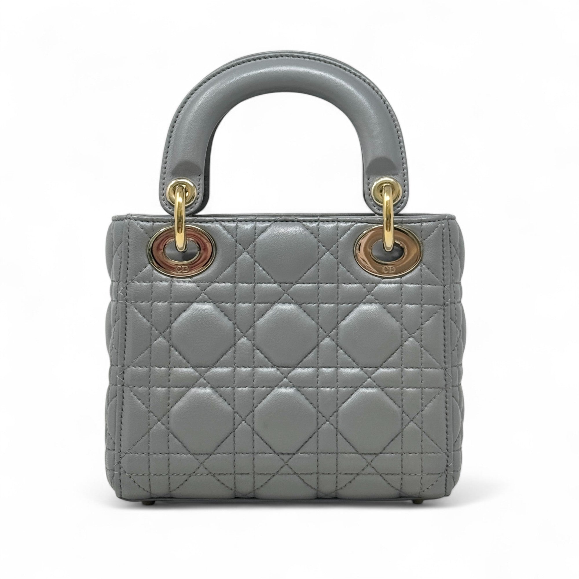 Dior Gray Mini Lady Dior