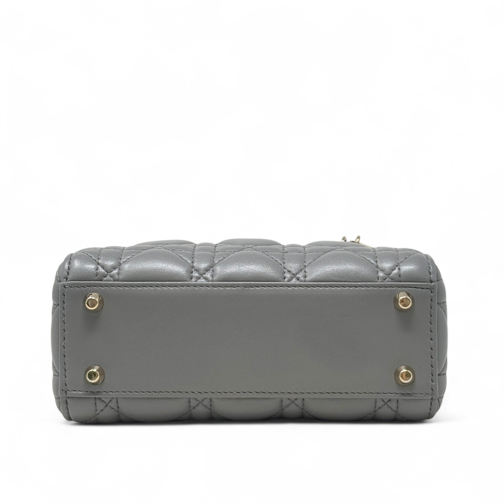 Dior Gray Mini Lady Dior
