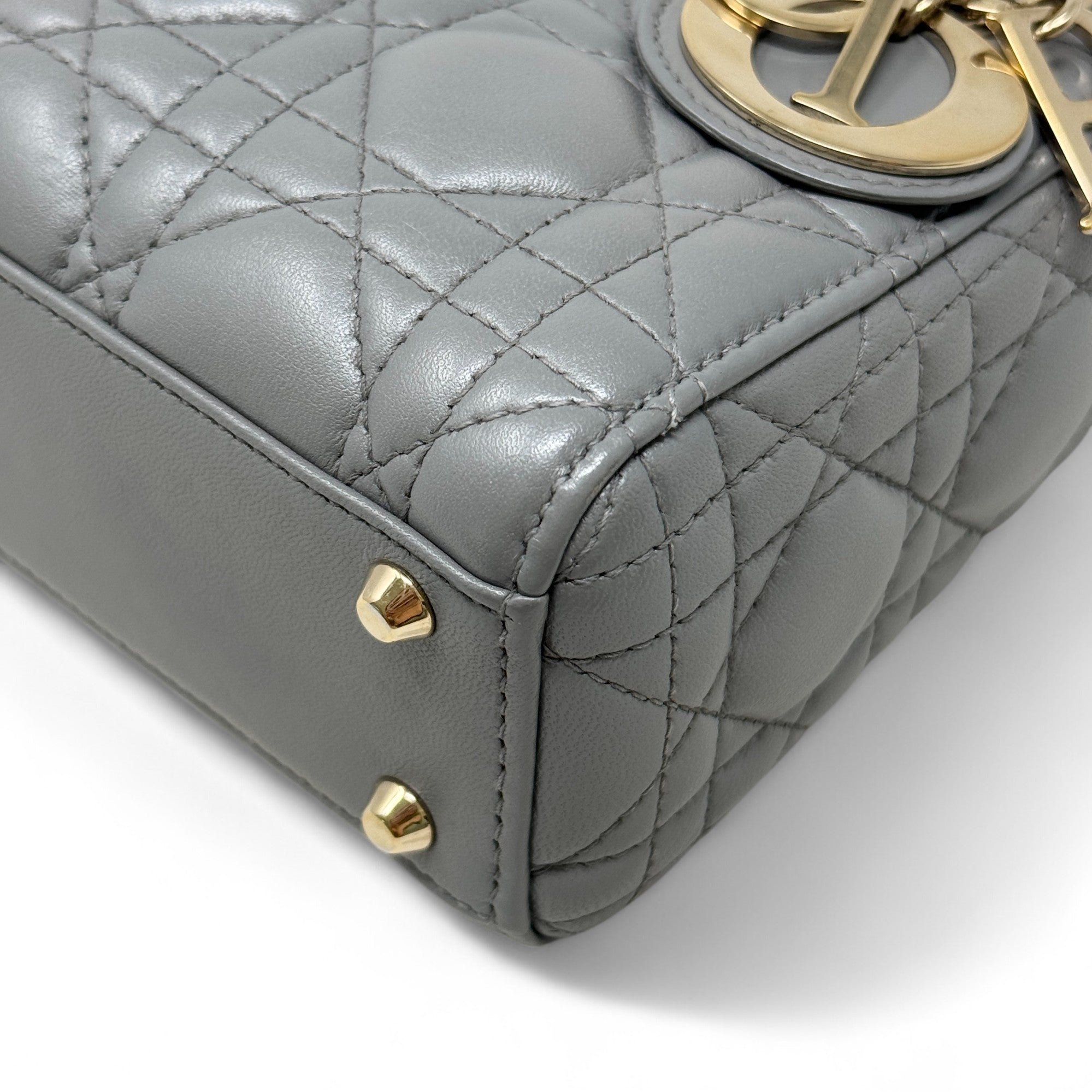 Dior Gray Mini Lady Dior
