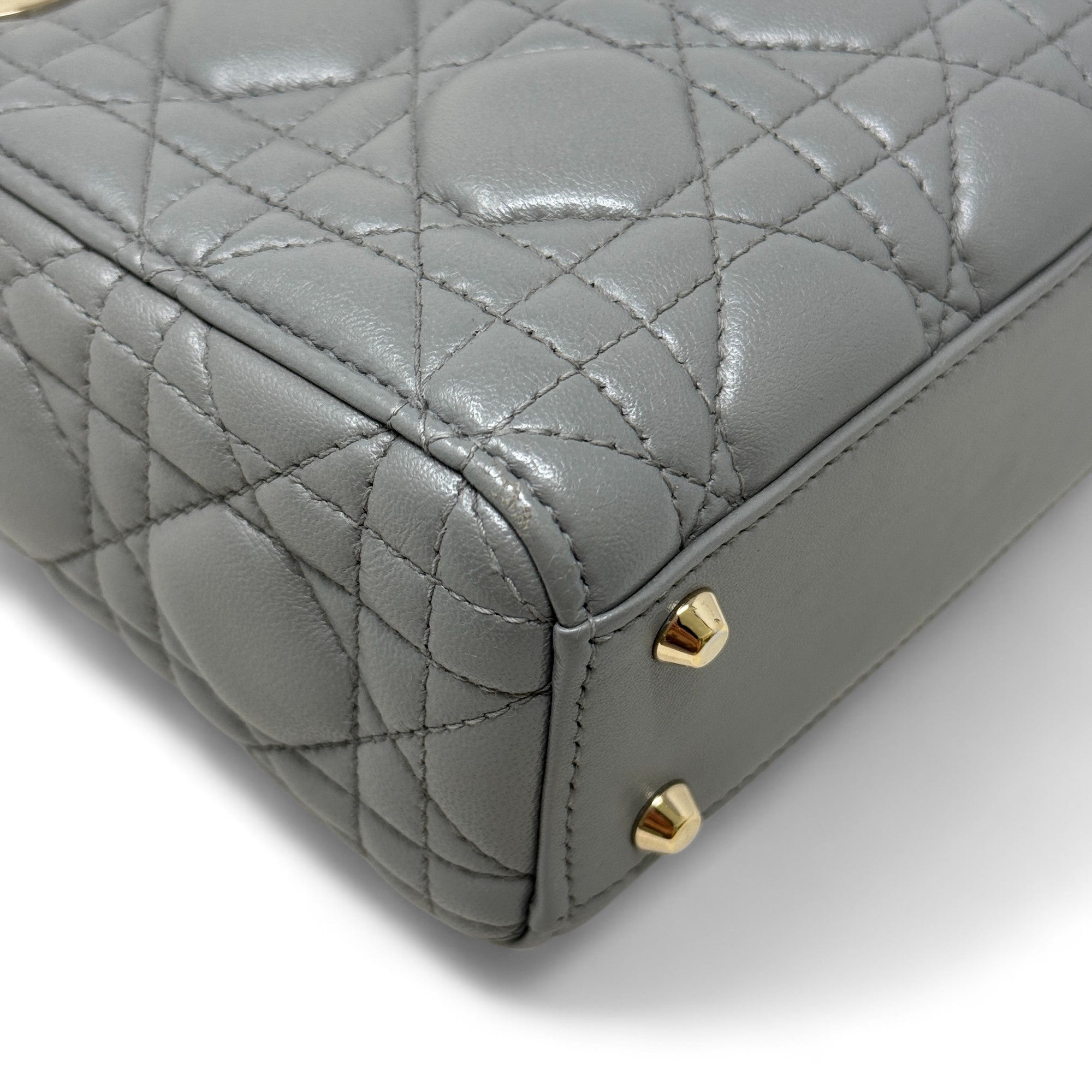 Dior Gray Mini Lady Dior