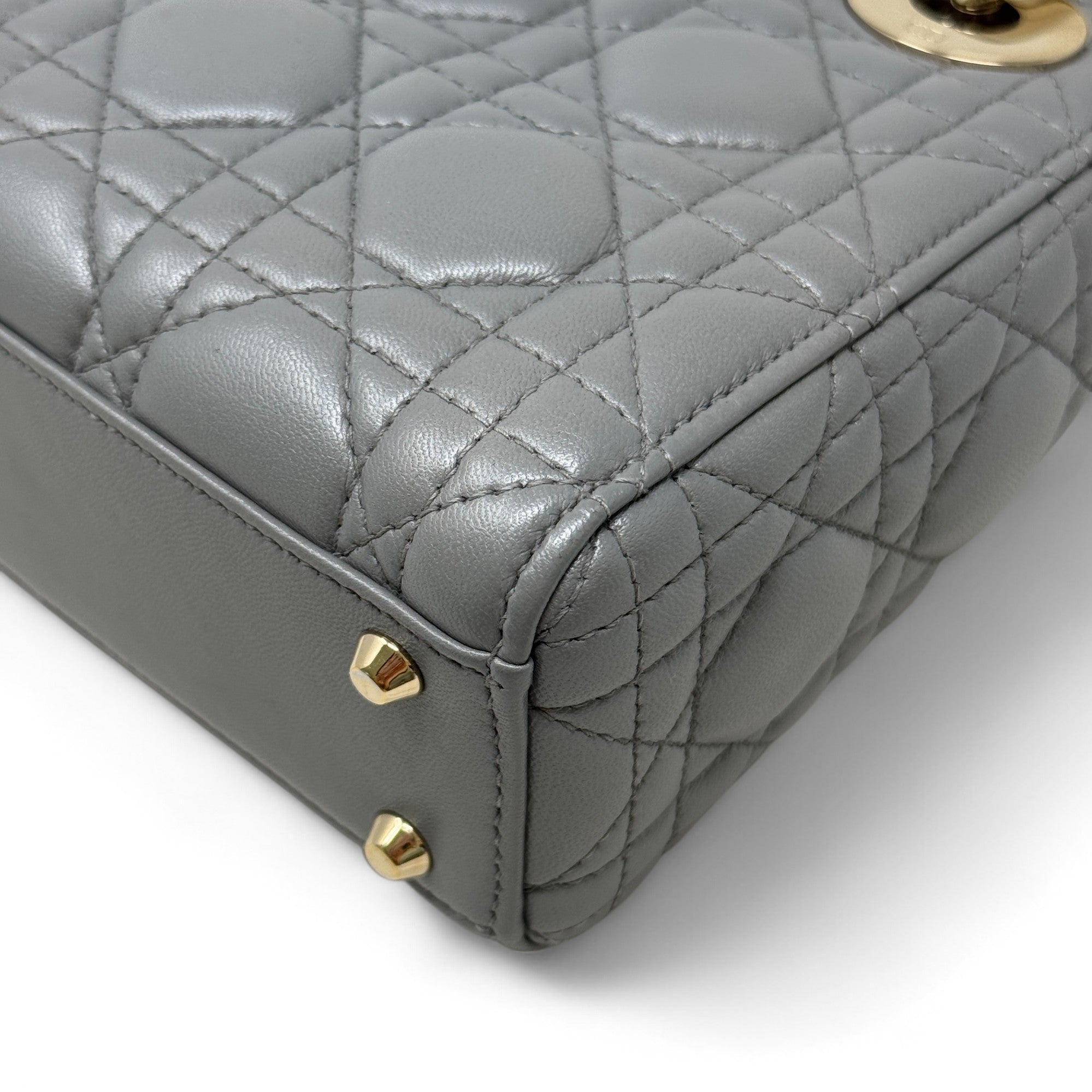 Dior Gray Mini Lady Dior