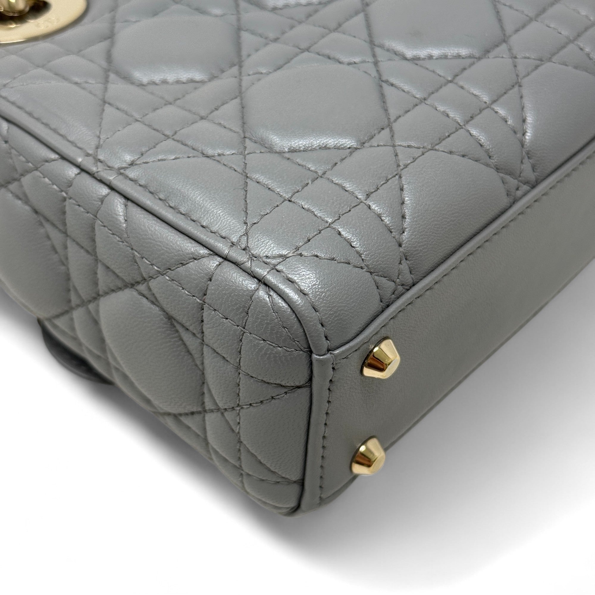 Dior Gray Mini Lady Dior