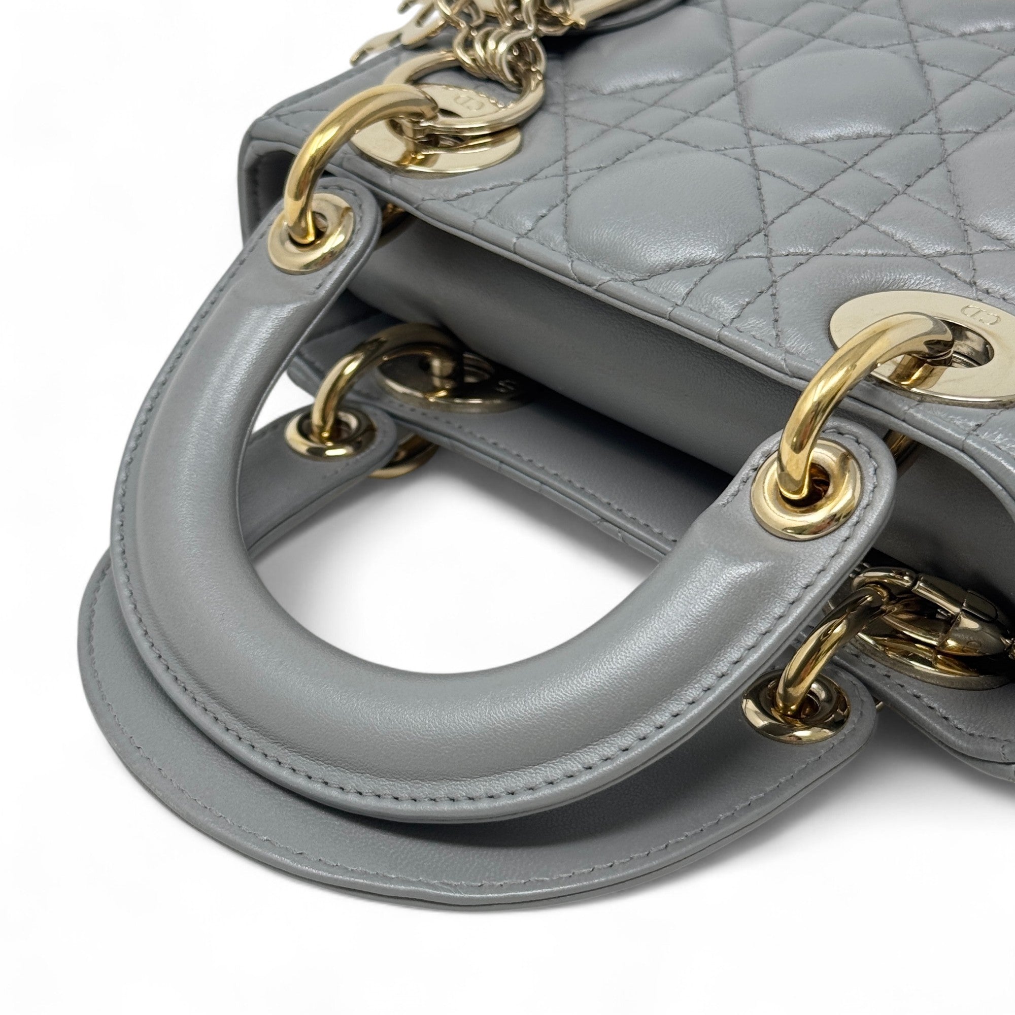 Dior Gray Mini Lady Dior