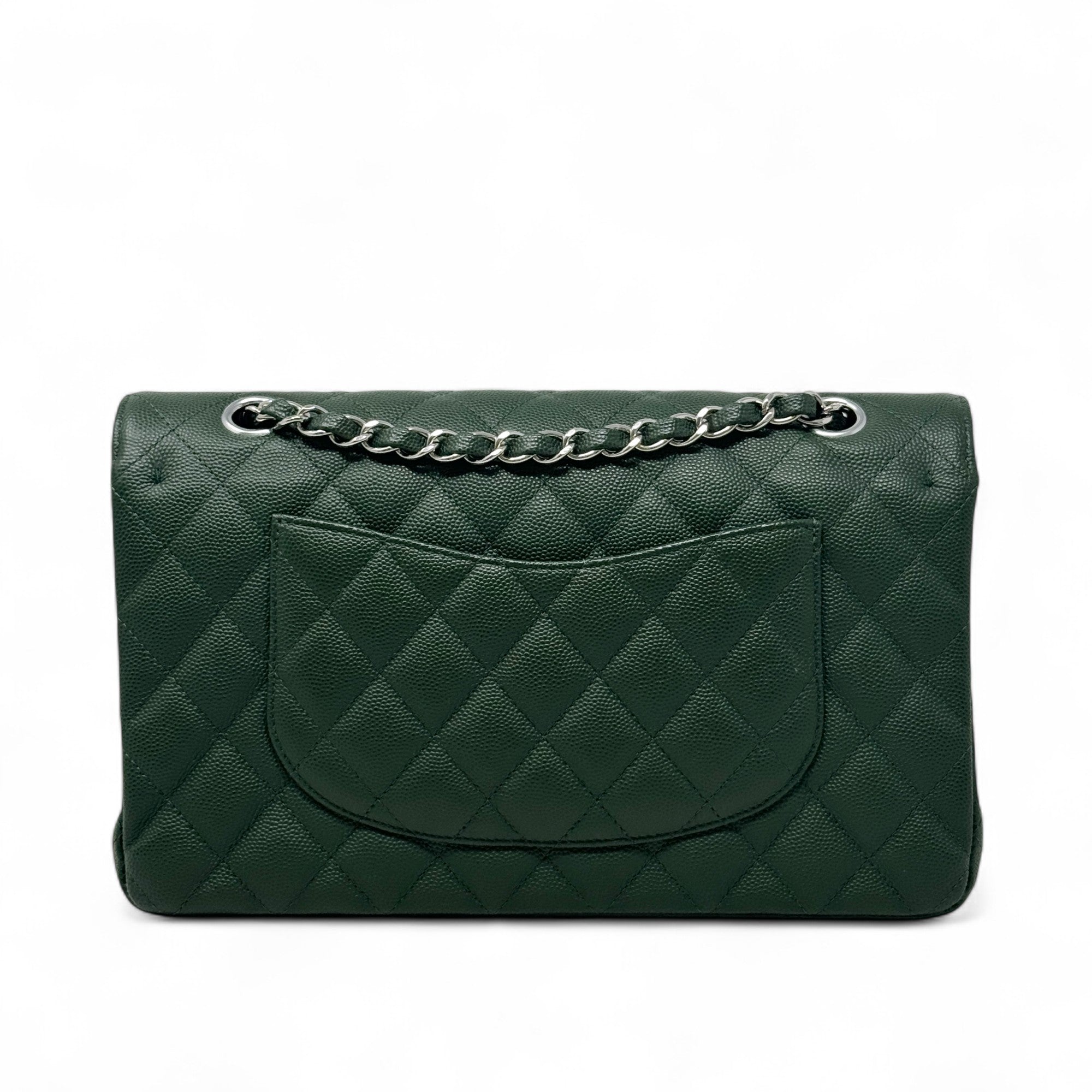 Chanel Green Medium Classic Flap