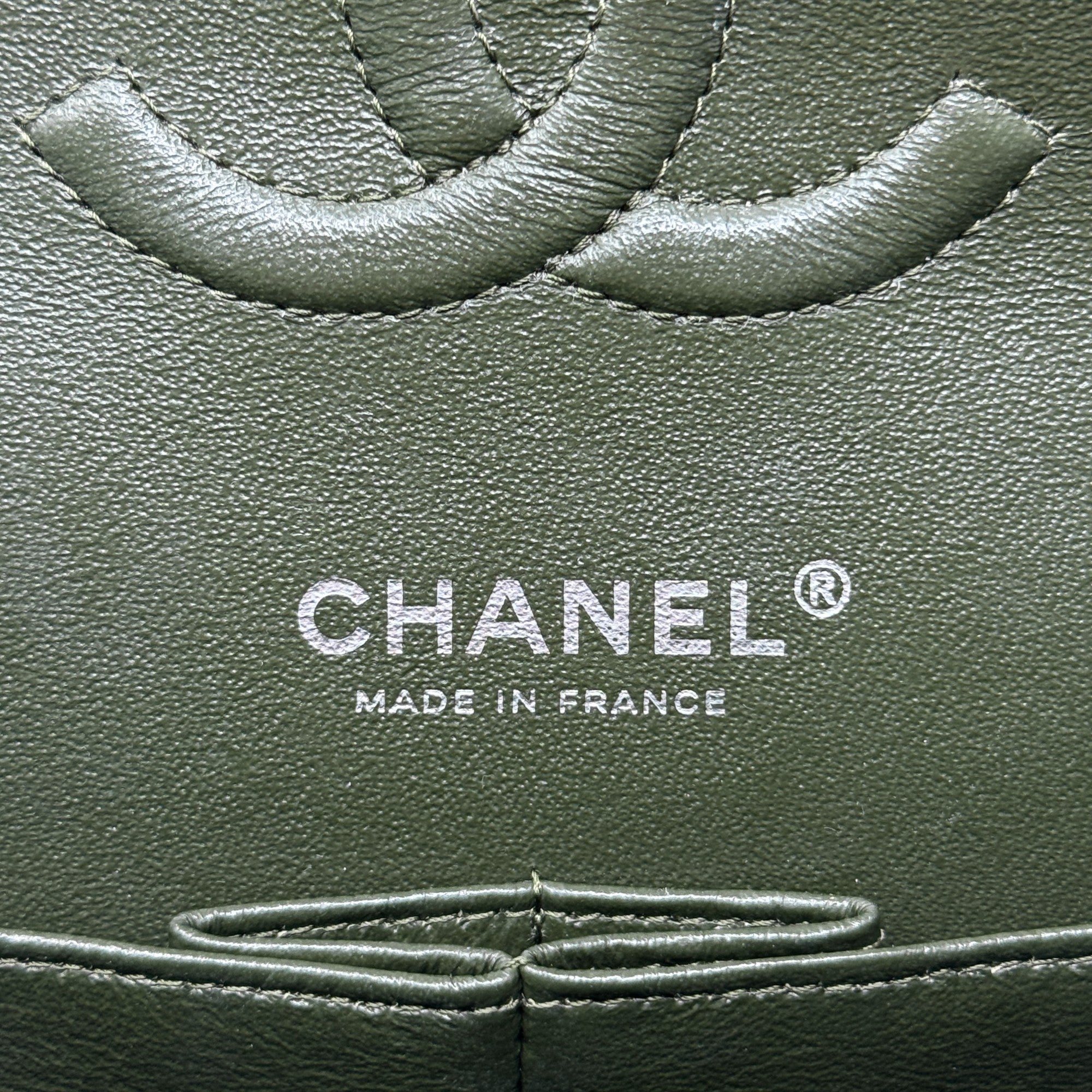 Chanel Green Medium Classic Flap