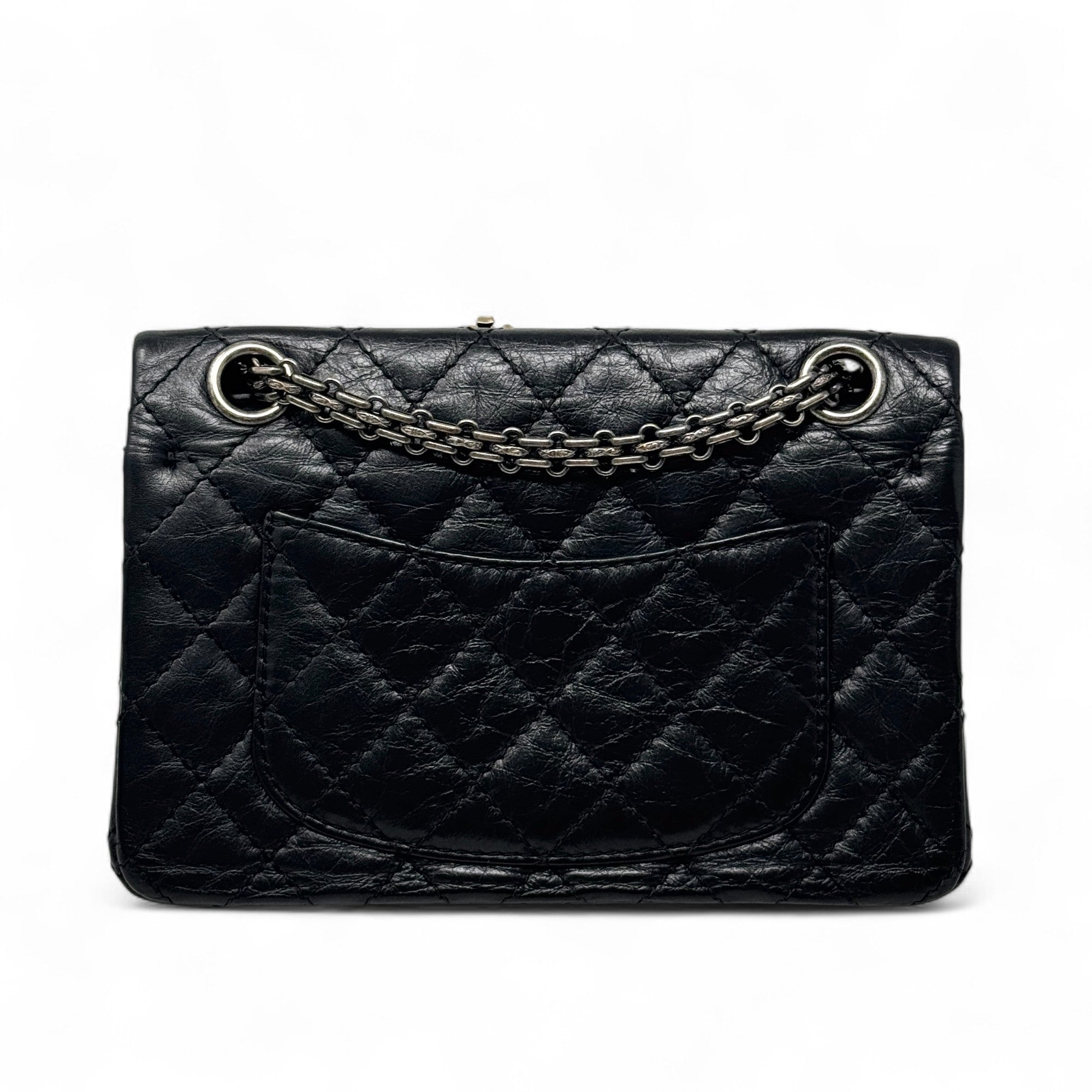 Chanel Black Charms 2.55 Reissue 224 Flap