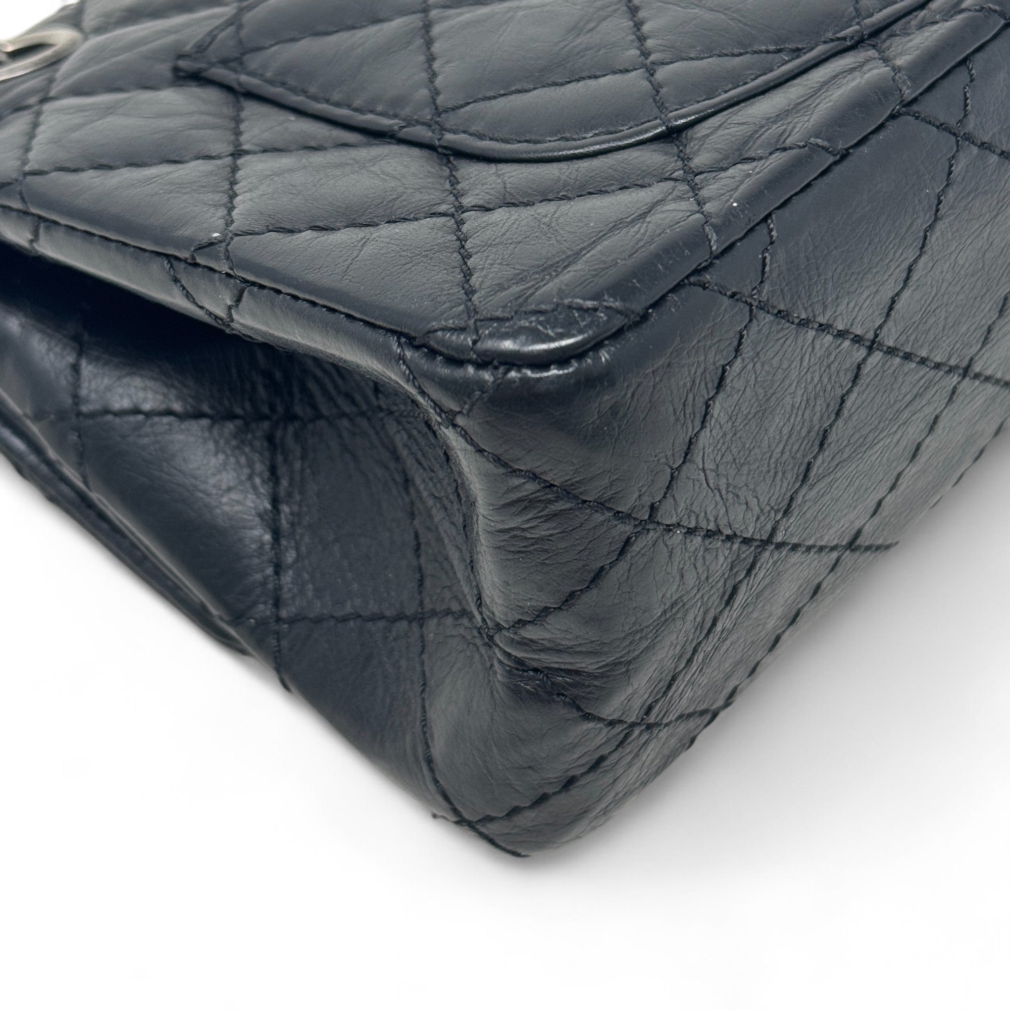 Chanel Black Charms 2.55 Reissue 224 Flap