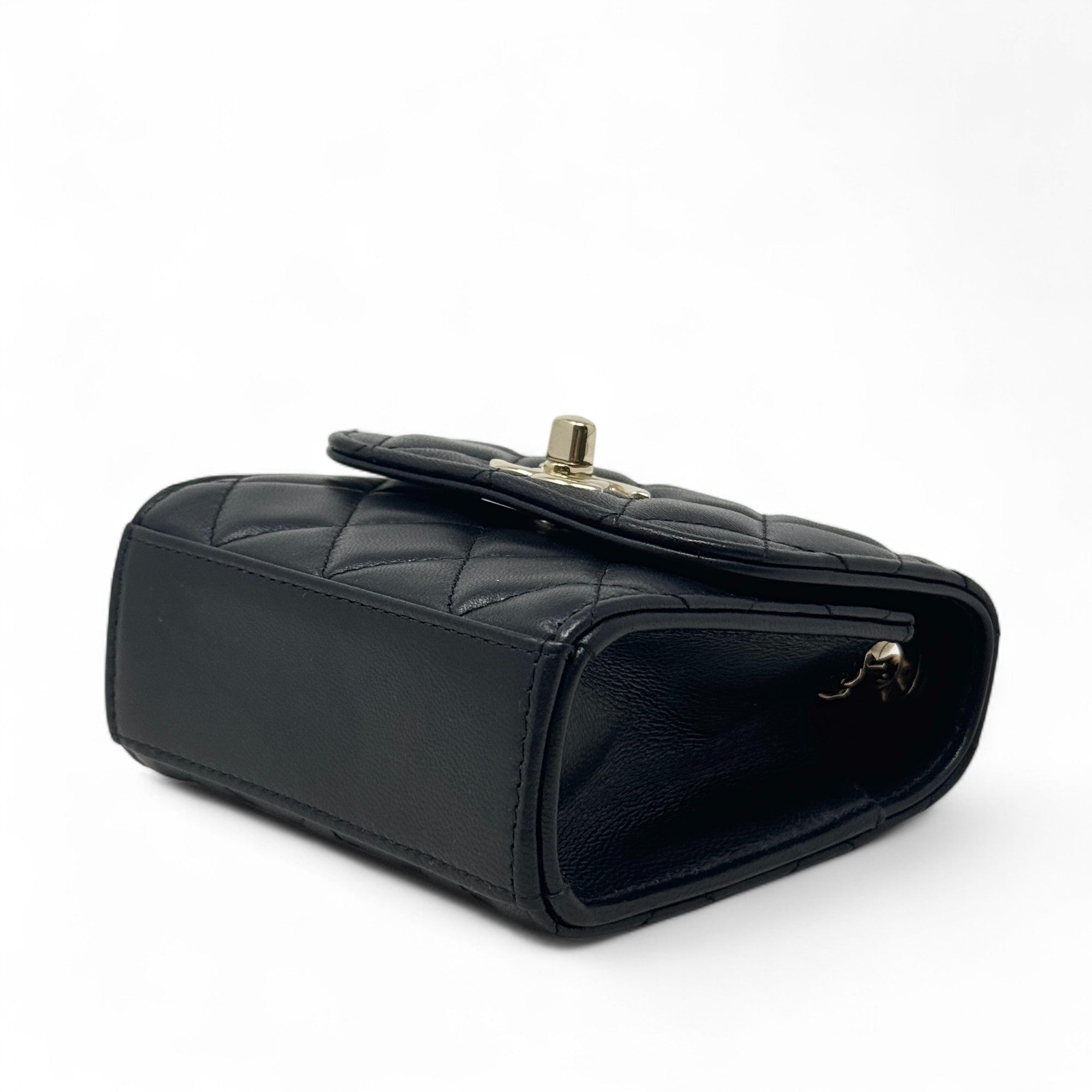 Chanel Black Micro Trendy CC Flap