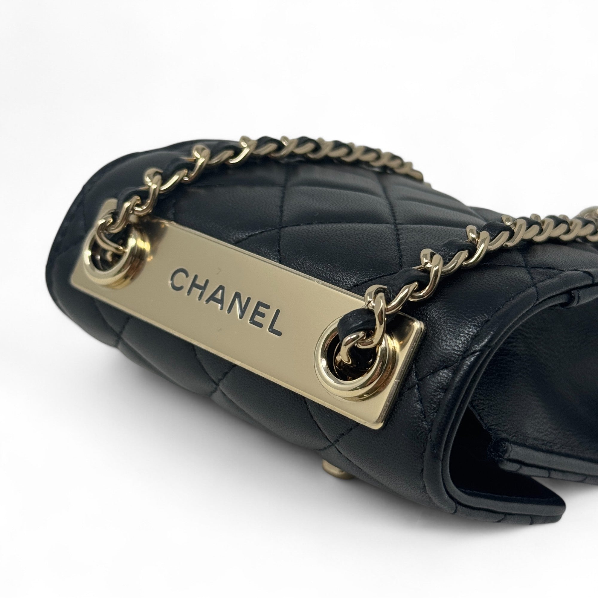 Chanel Black Micro Trendy CC Flap