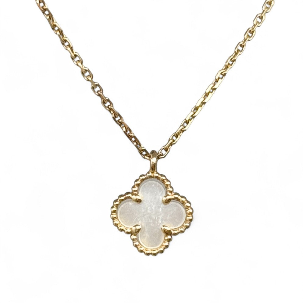 Van Cleef & Arpels Mother Of Pearl Sweet Alhambra Pendant