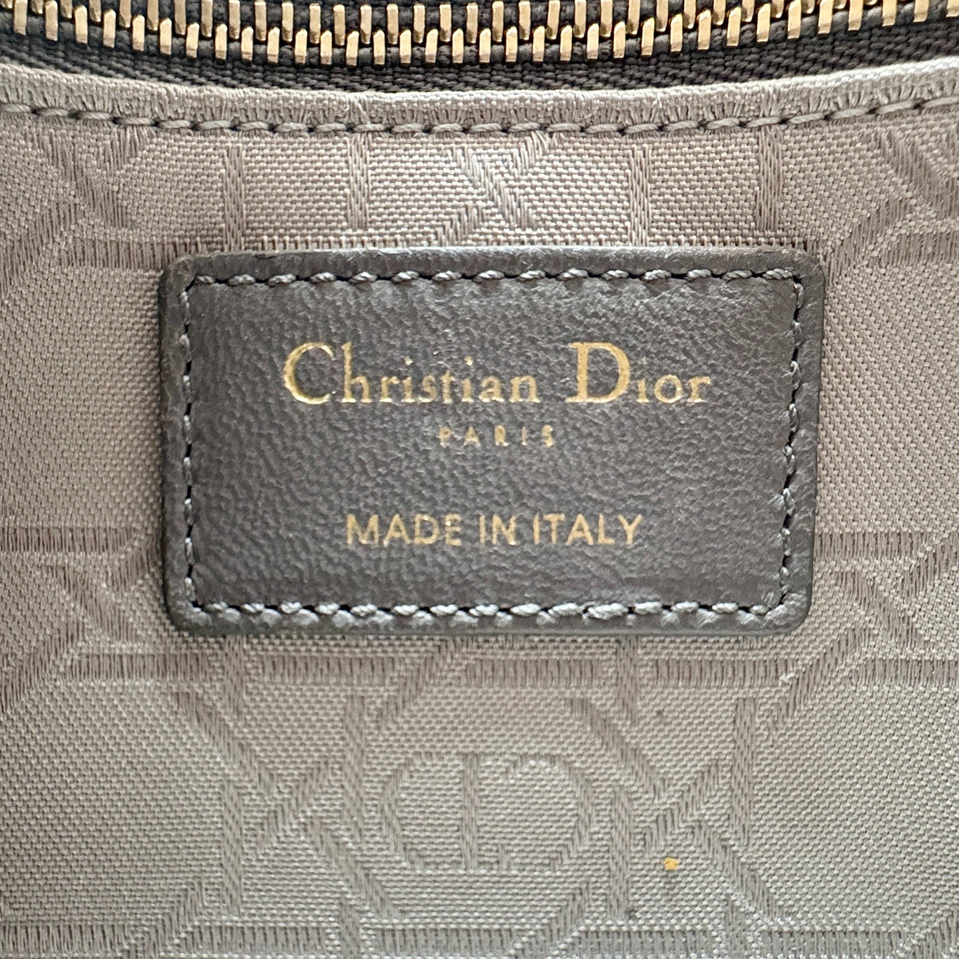 Dior Grey Mini Lady Dior Bag
