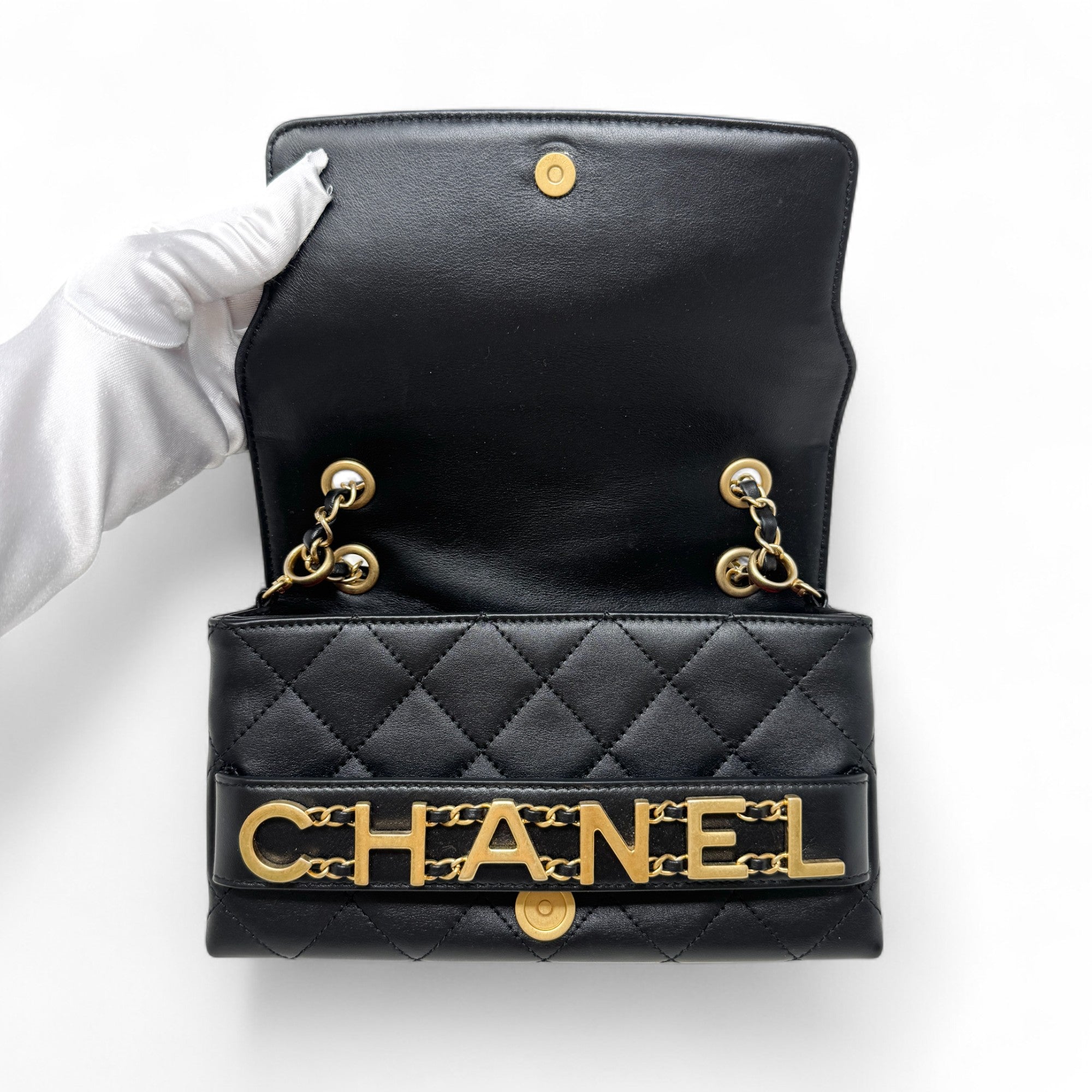 Chanel Black Small Enchained Bag