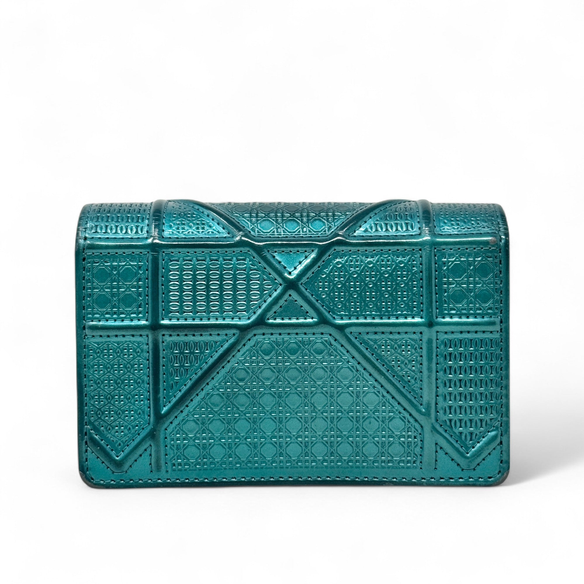 Dior Turquoise Micro Diorama Bag