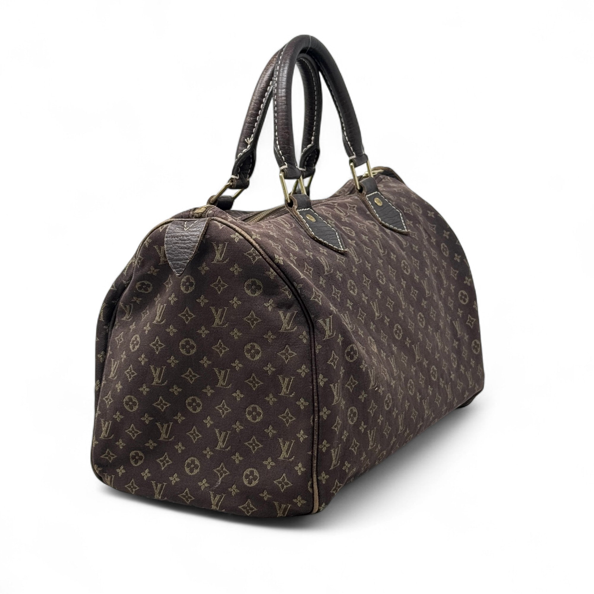 Louis Vuitton Ebene Mini Lin Speedy 30