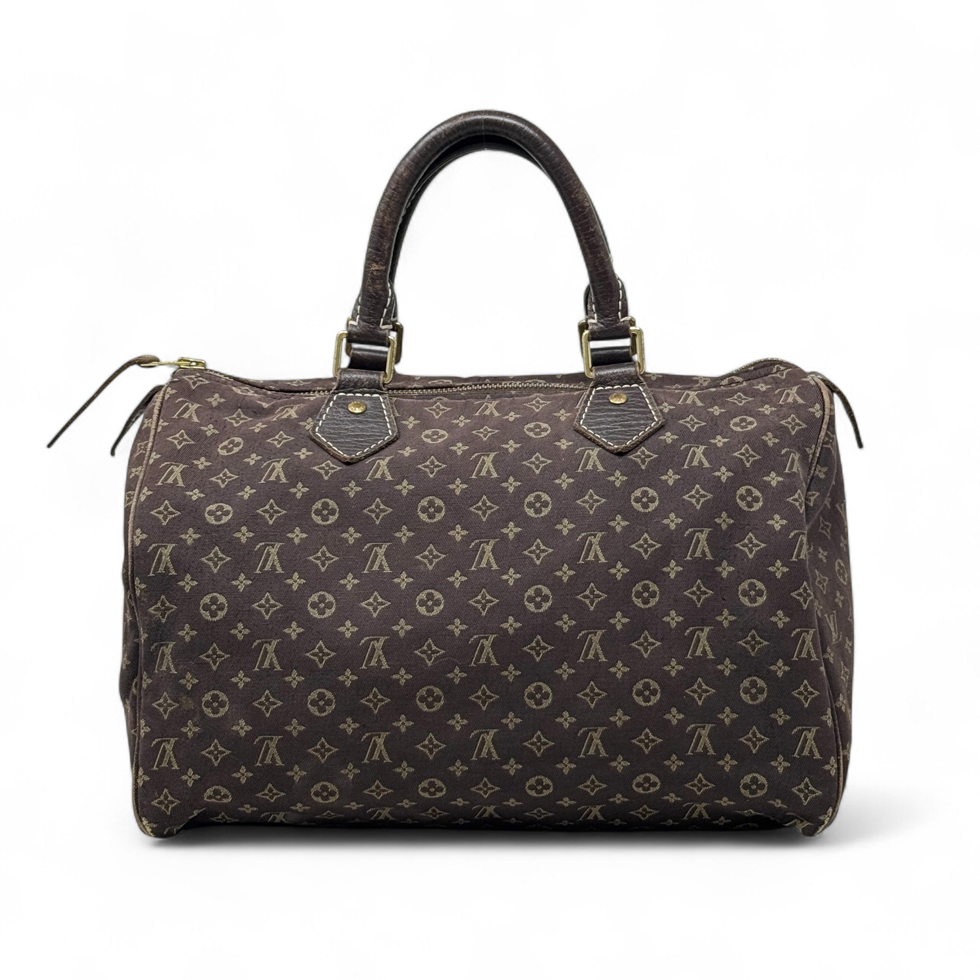 Louis Vuitton Ebene Mini Lin Speedy 30