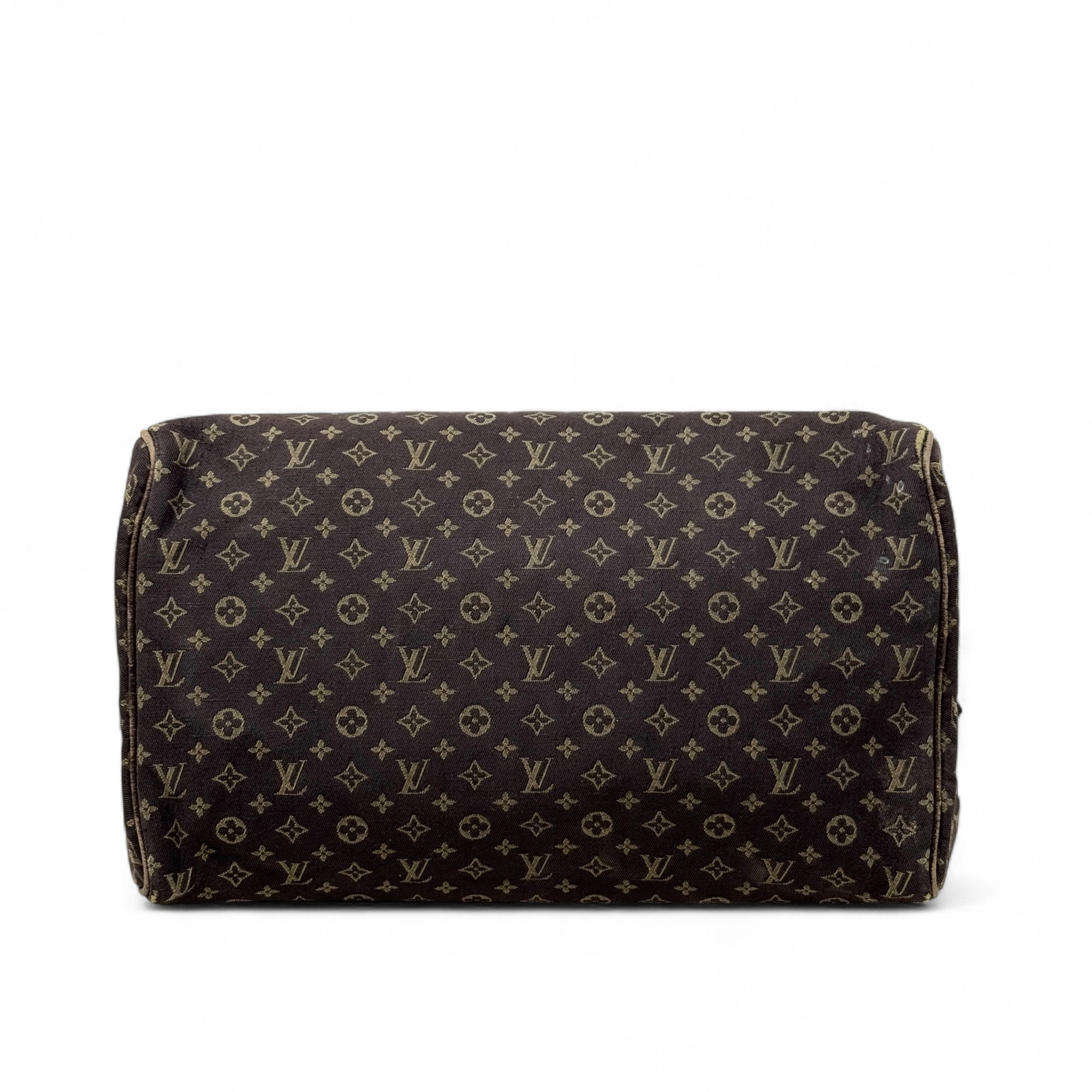 Louis Vuitton Ebene Mini Lin Speedy 30