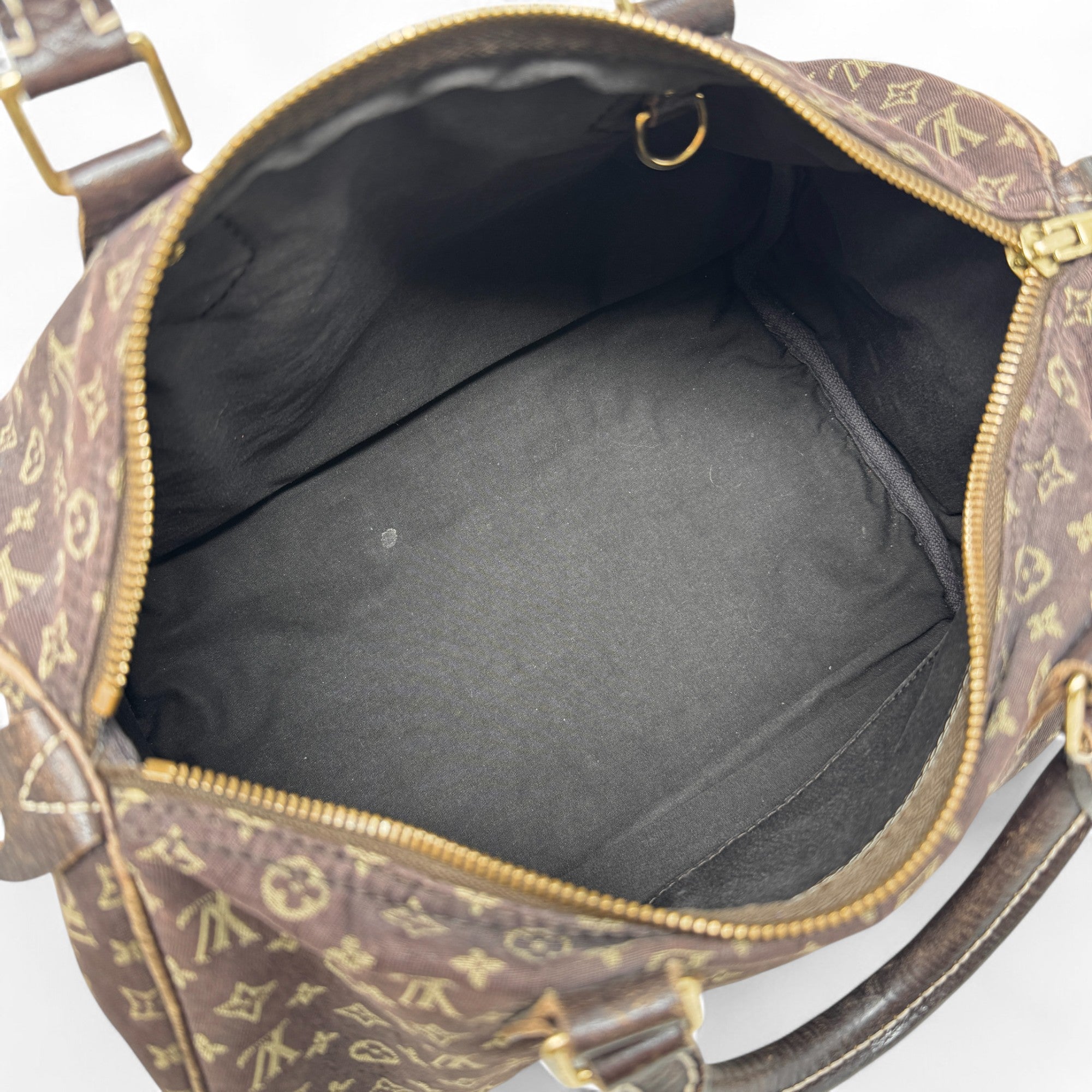 Louis Vuitton Ebene Mini Lin Speedy 30