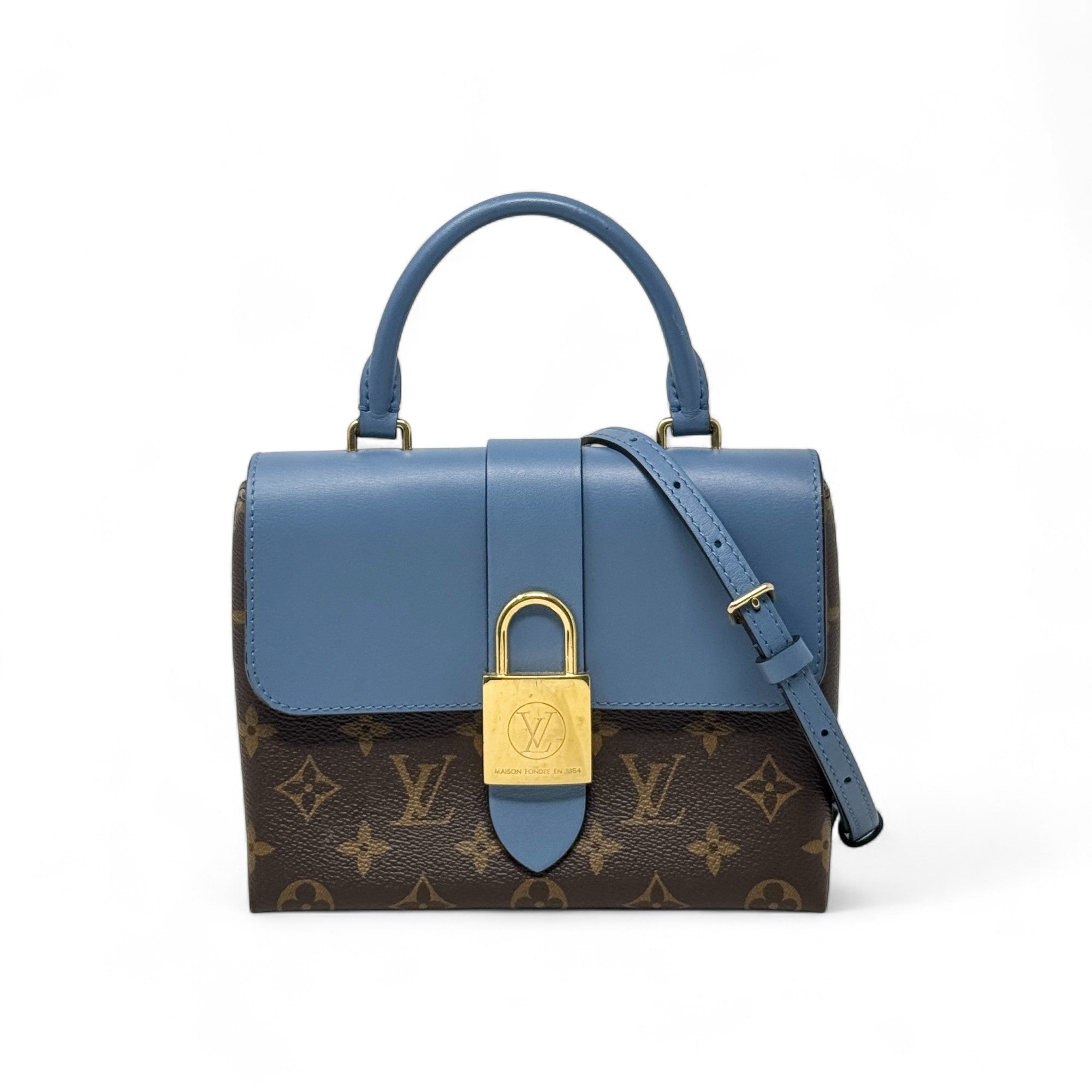Louis Vuitton Blue Monogram Locky BB
