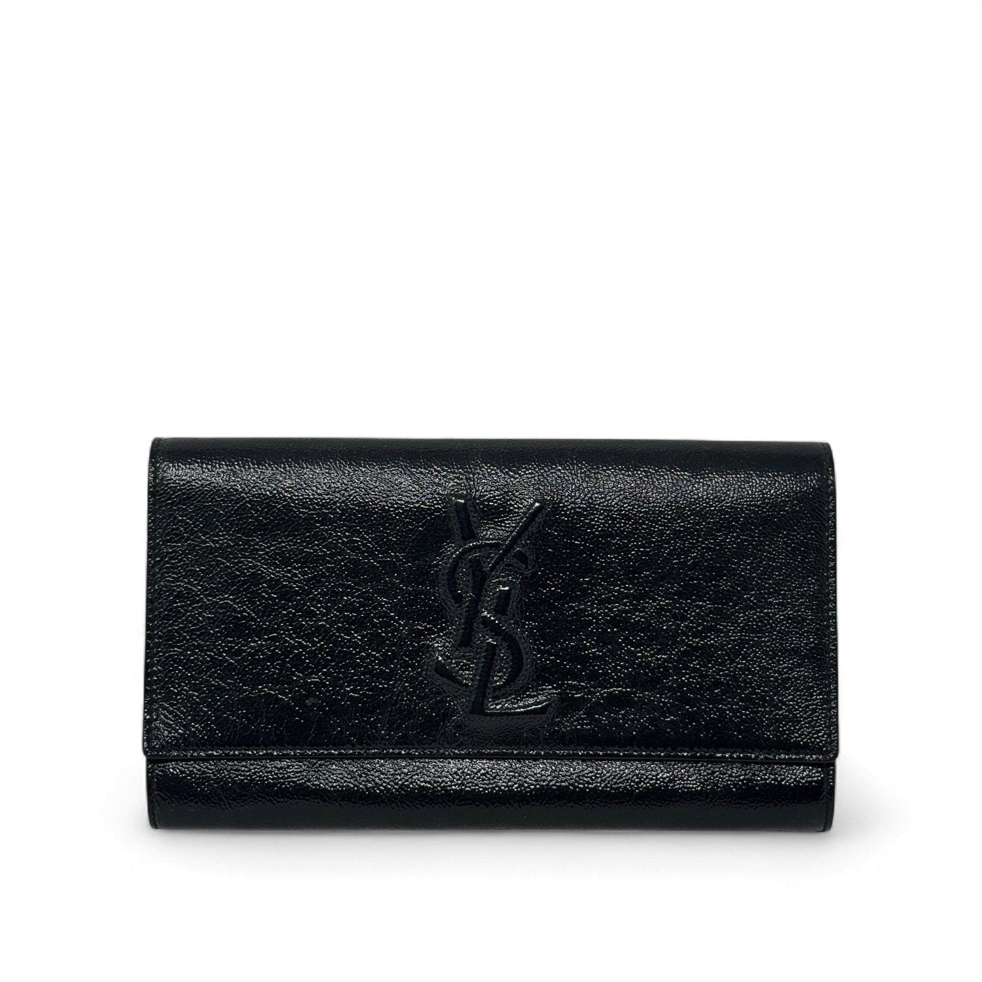 Saint Laurent Black Belle Du Jour Clutch