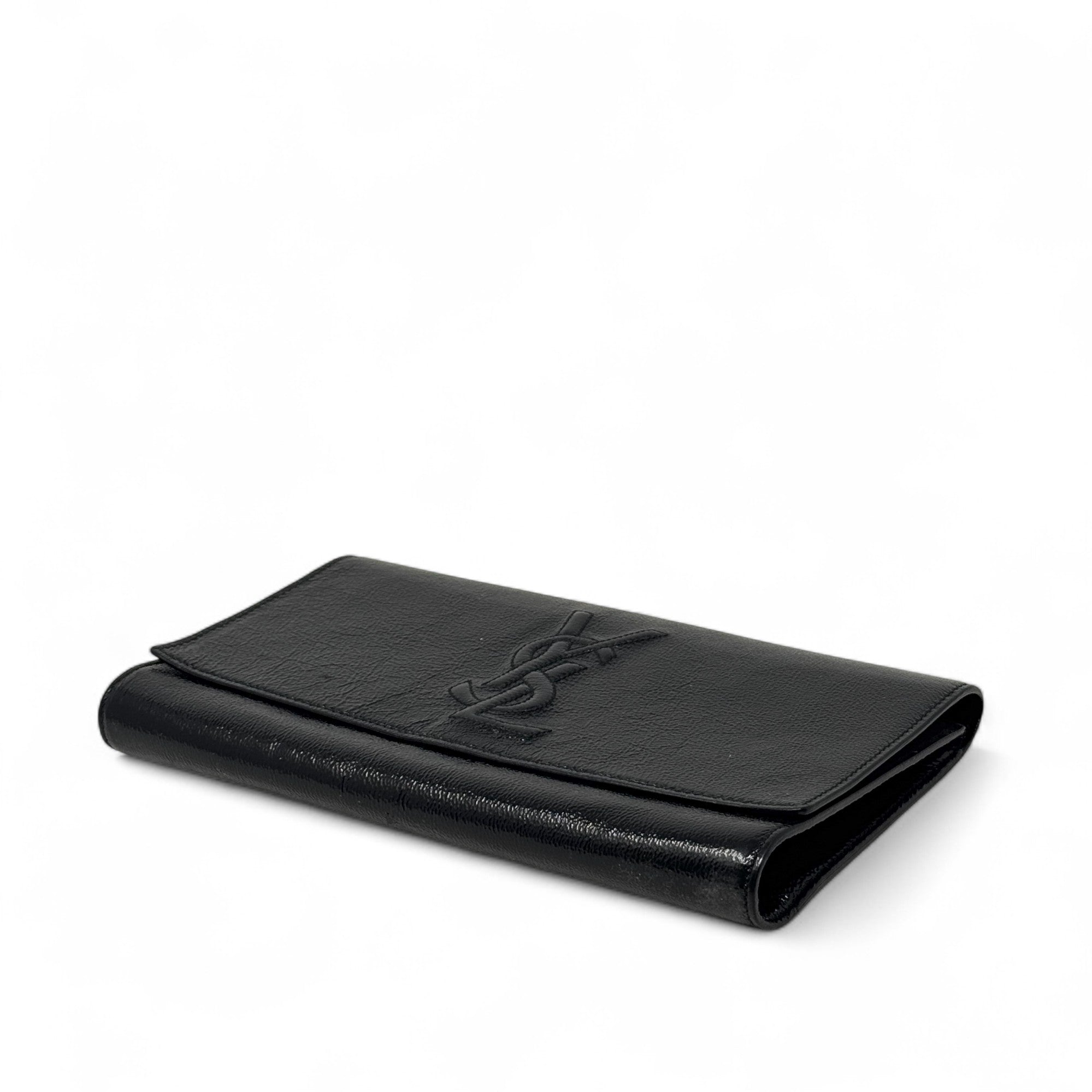 Saint Laurent Black Belle Du Jour Clutch