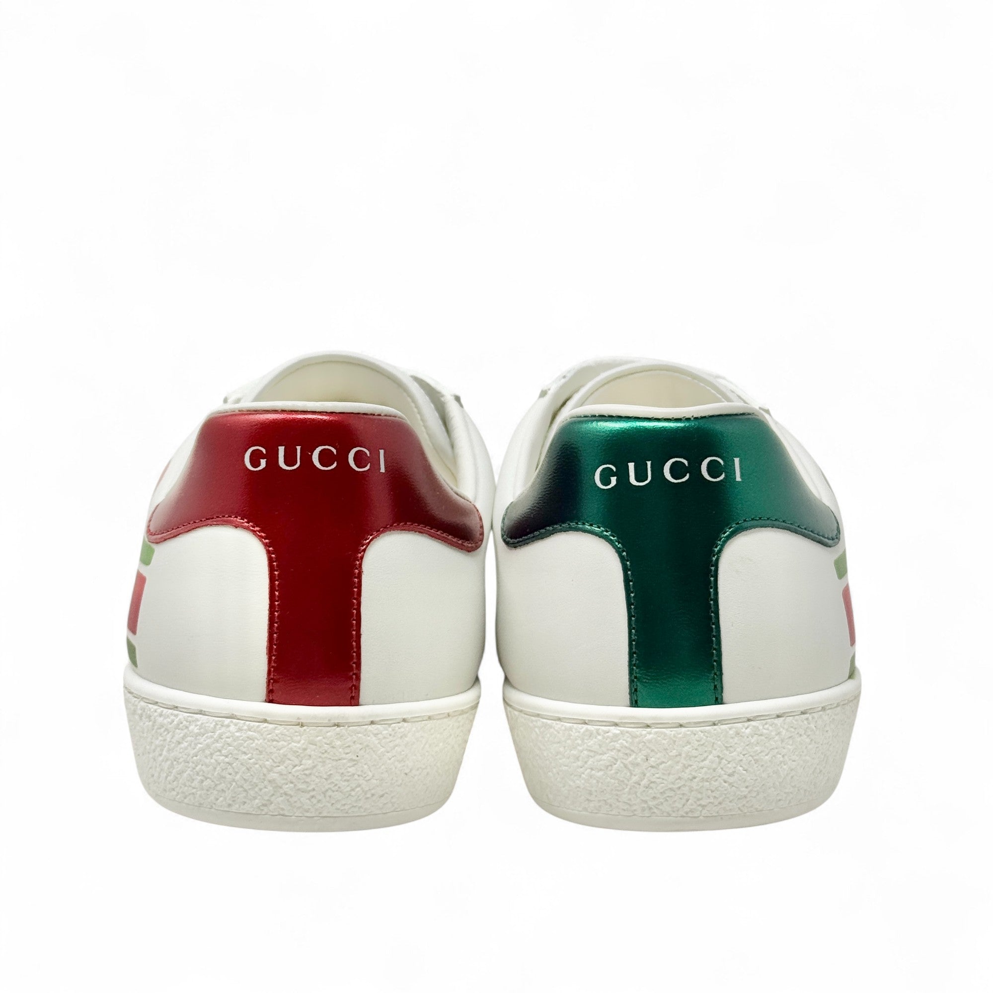 Gucci White Interlocking G Ace Sneakers 7.5
