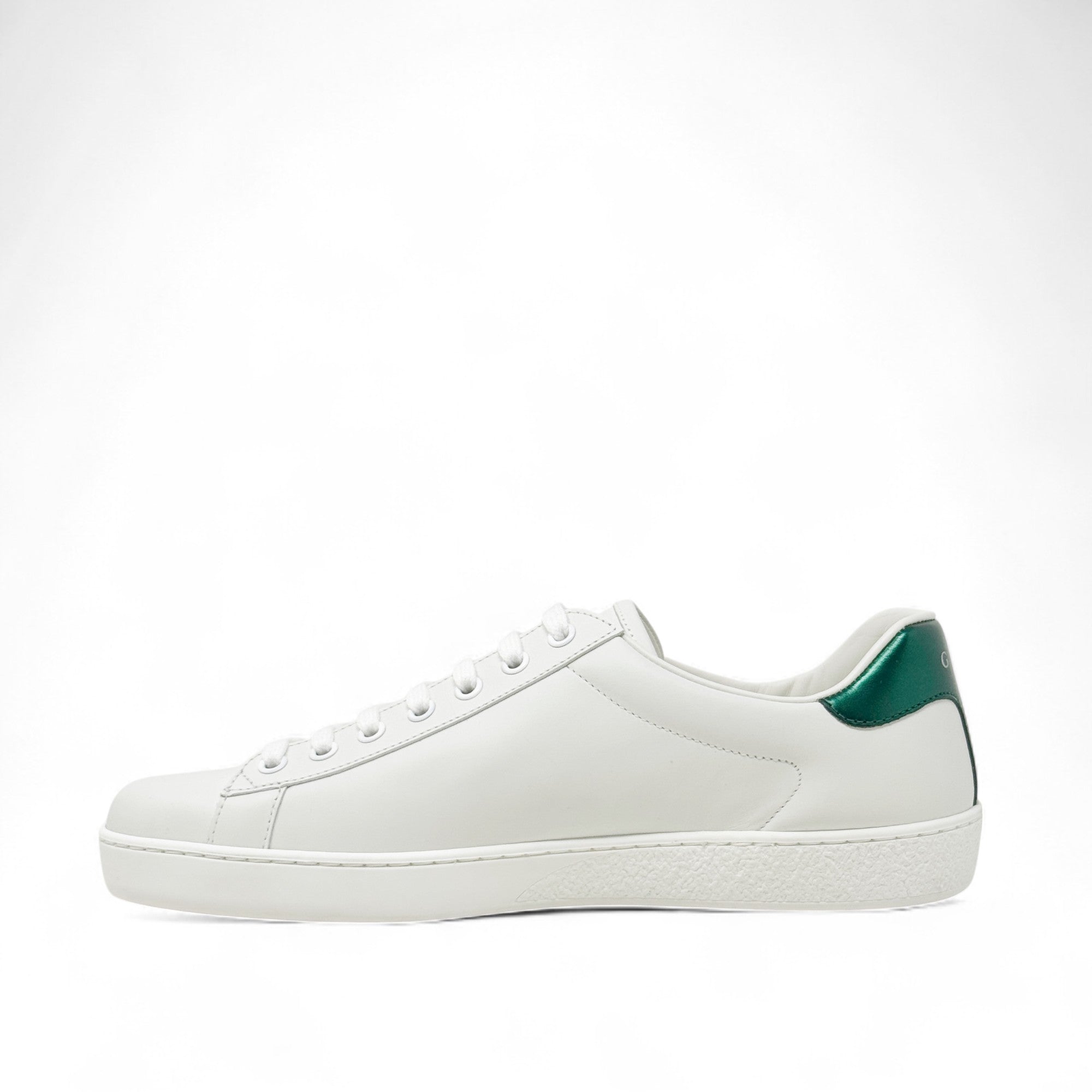 Gucci White Interlocking G Ace Sneakers 7.5
