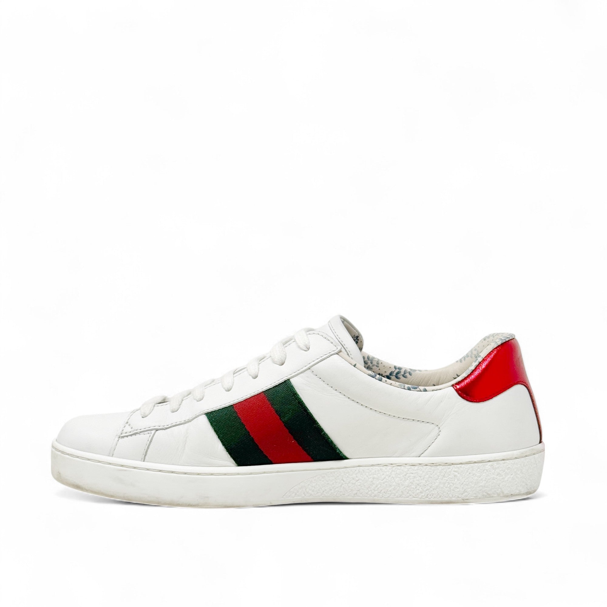 Gucci White Guccy Print Ace Sneakers 7