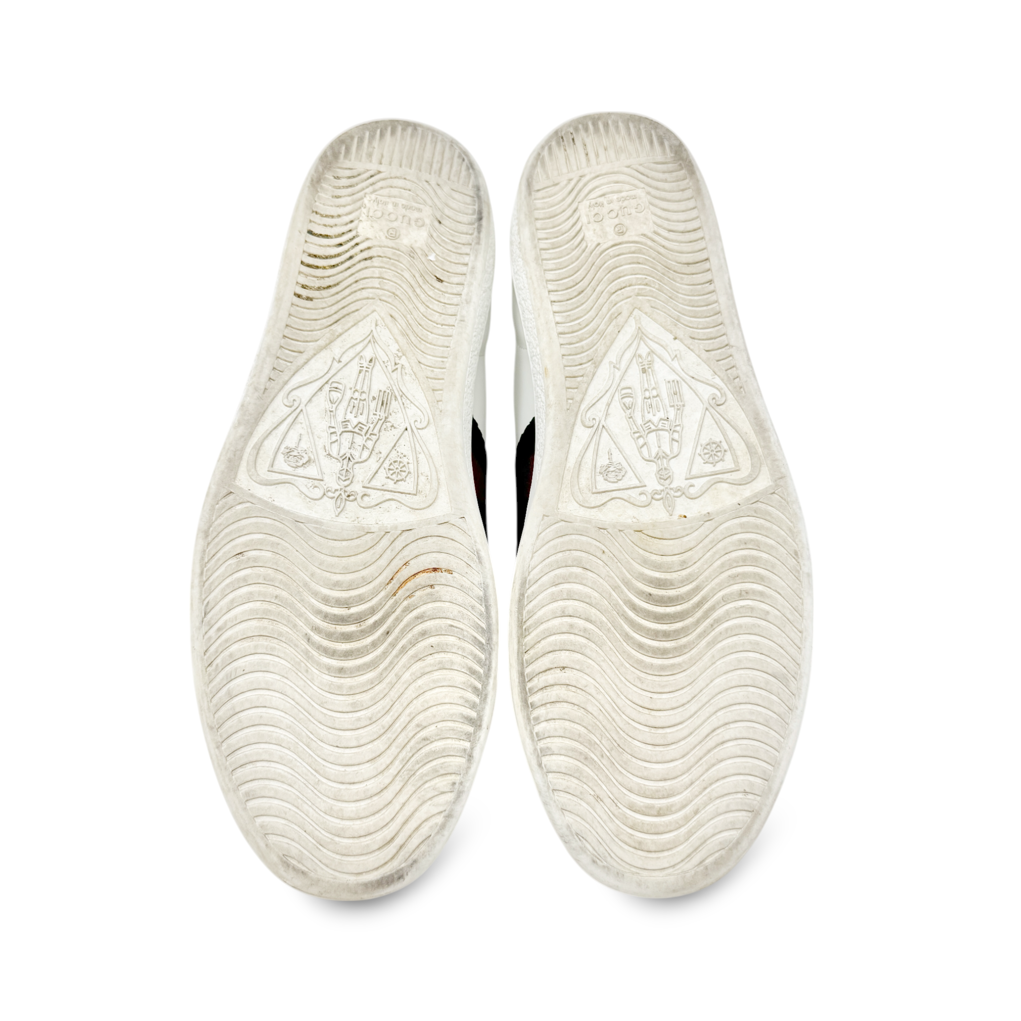 Gucci White GG Apple Ace Sneakers 36.5