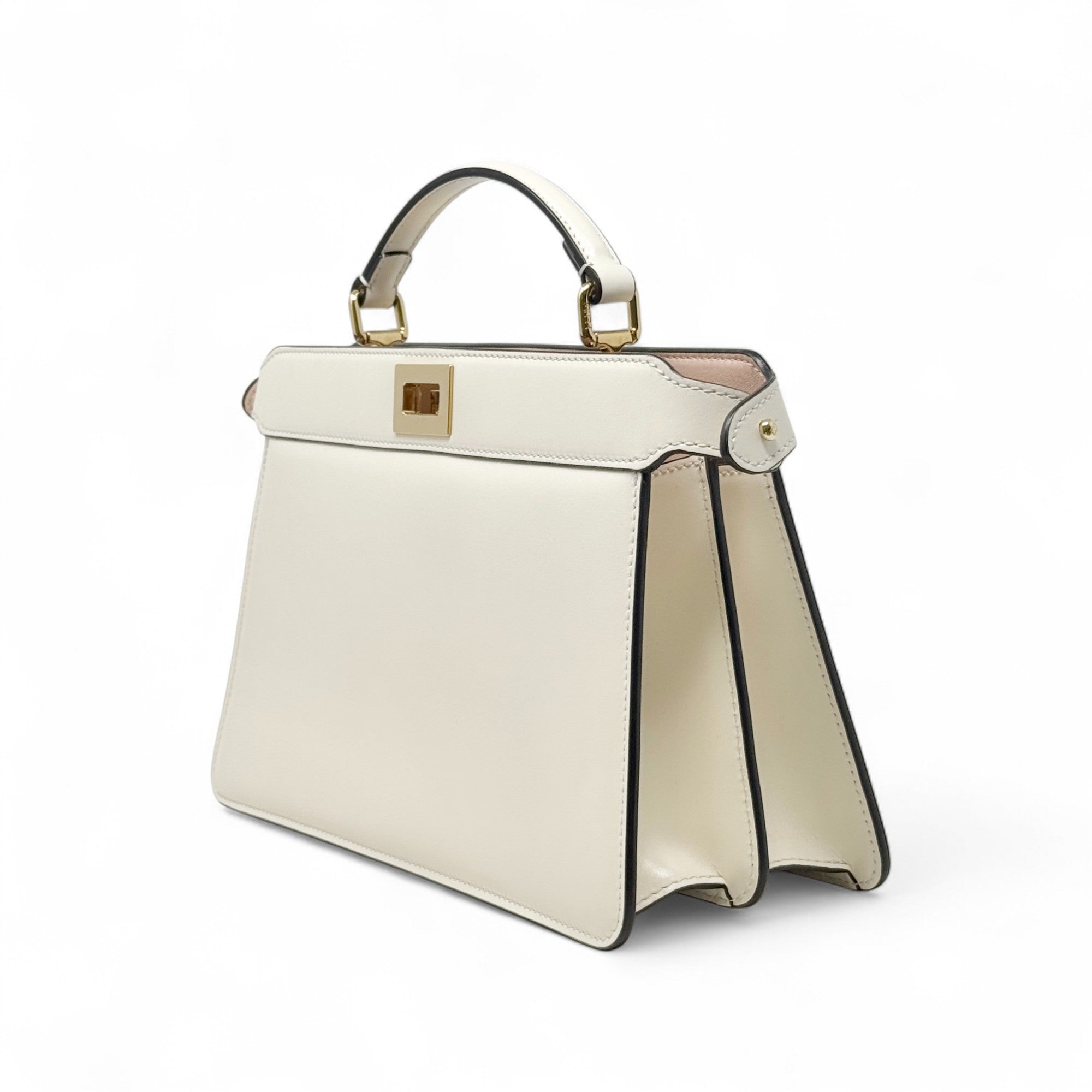 Fendi Cream East West Peekaboo IseeU Bag