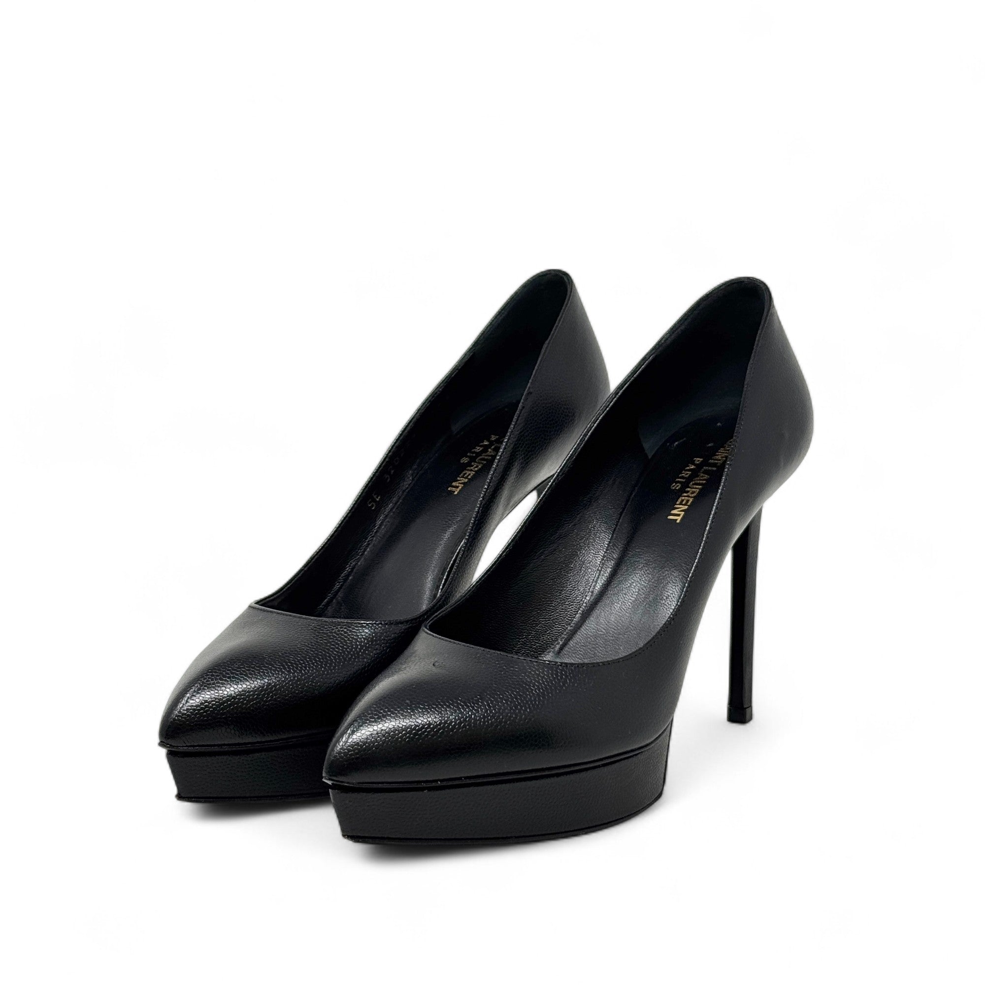 Saint Laurent Black Janis Pumps 39.5