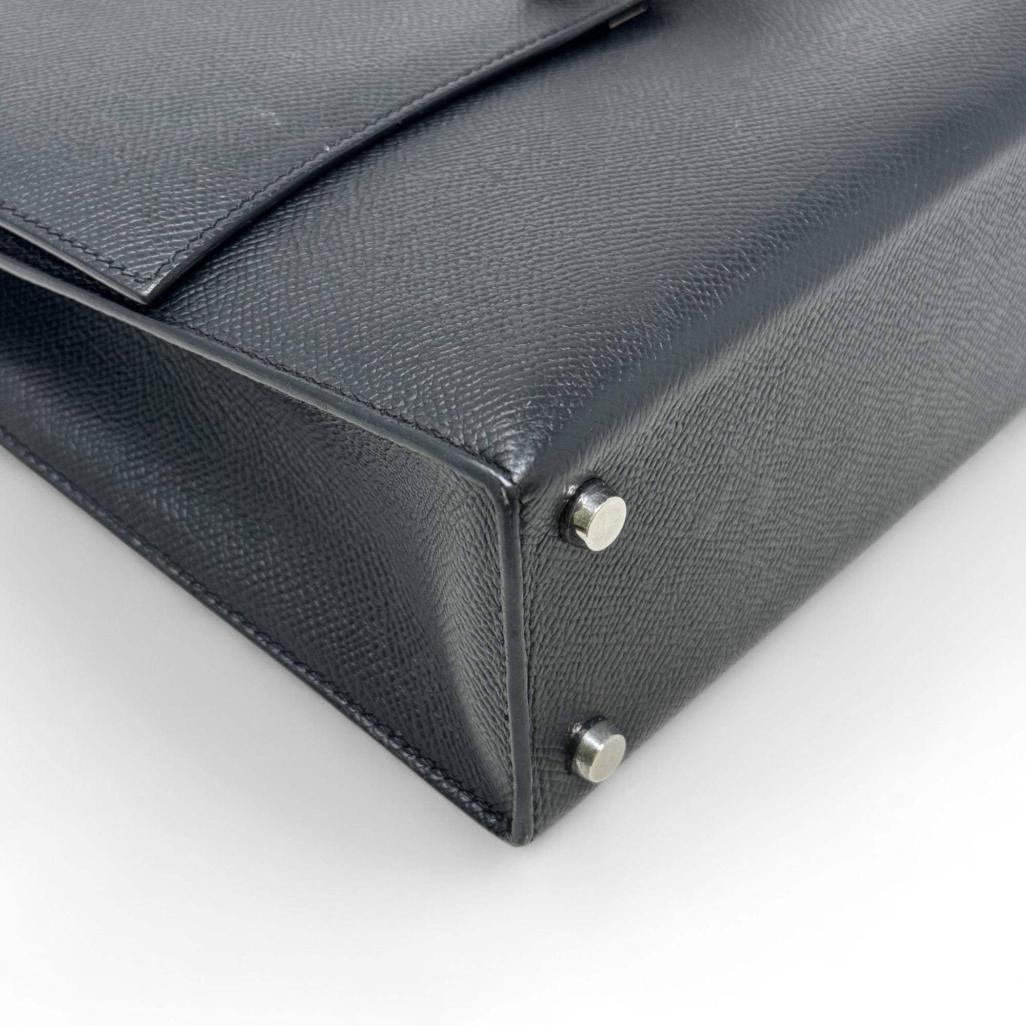 Hermes Noir Epsom Verrou 23